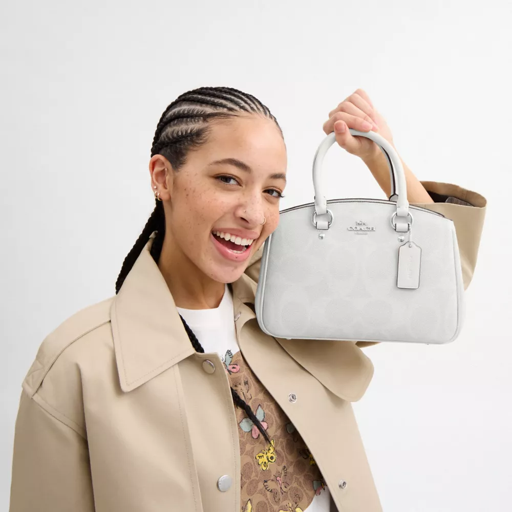 Сумка COACH Savannah Small Carryall Bag In Signature Canvas