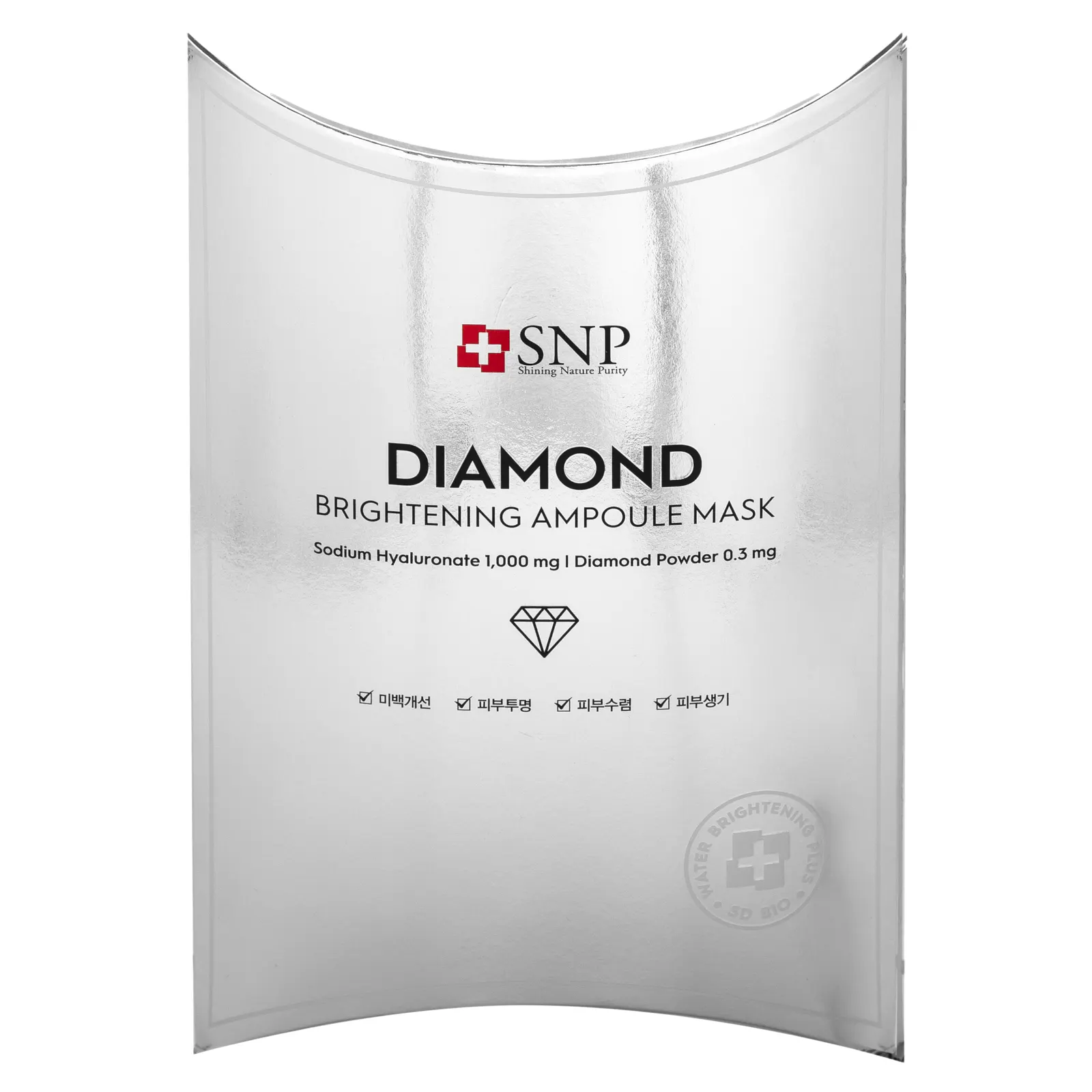 SNP, Осветляющая маска для лица с бриллиантами, 10 шт., По 25 мл (0,84 жидк. Унции)