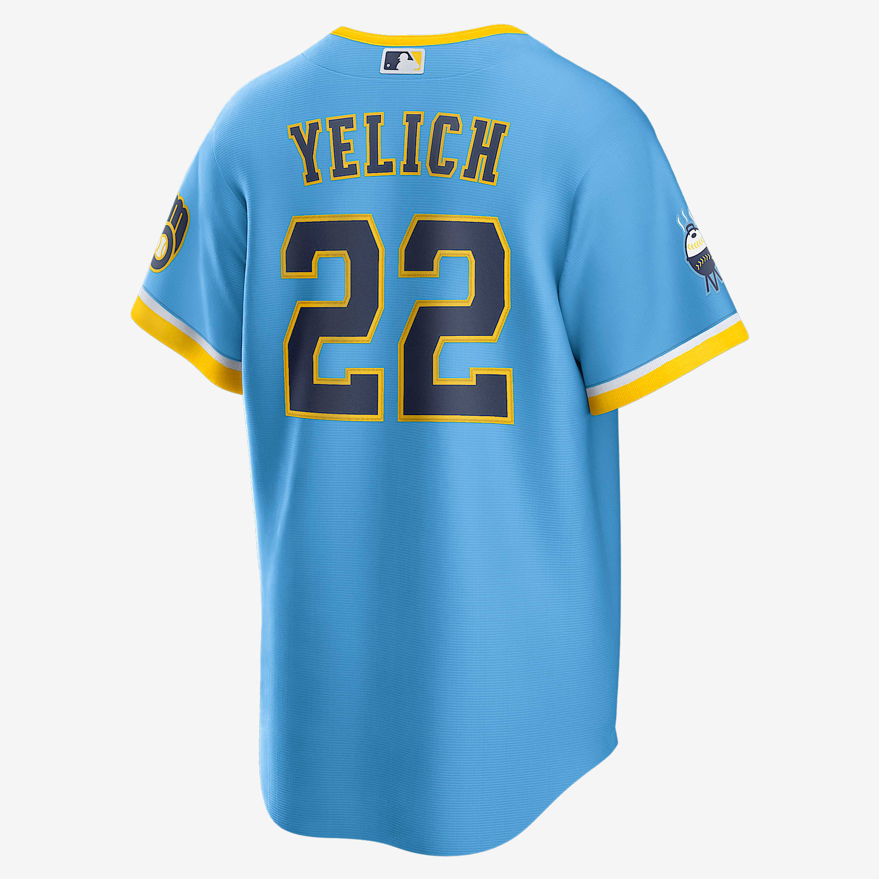 MLB Milwaukee Brewers City Connect (Christian Yelich) Men's Replica Baseball Jersey