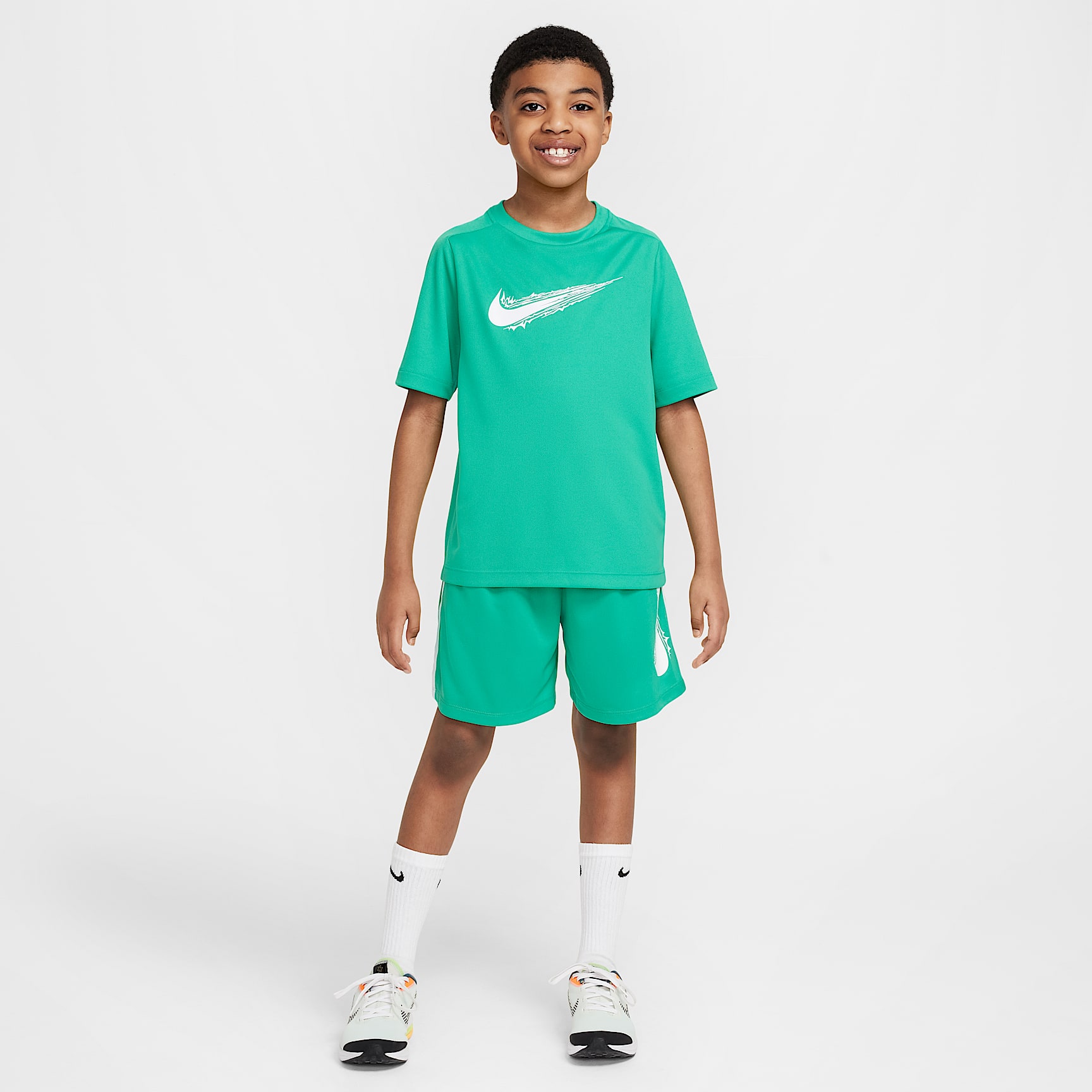 Nike Multi Big Kids' (Boys') Dri-FIT Short-Sleeve Top