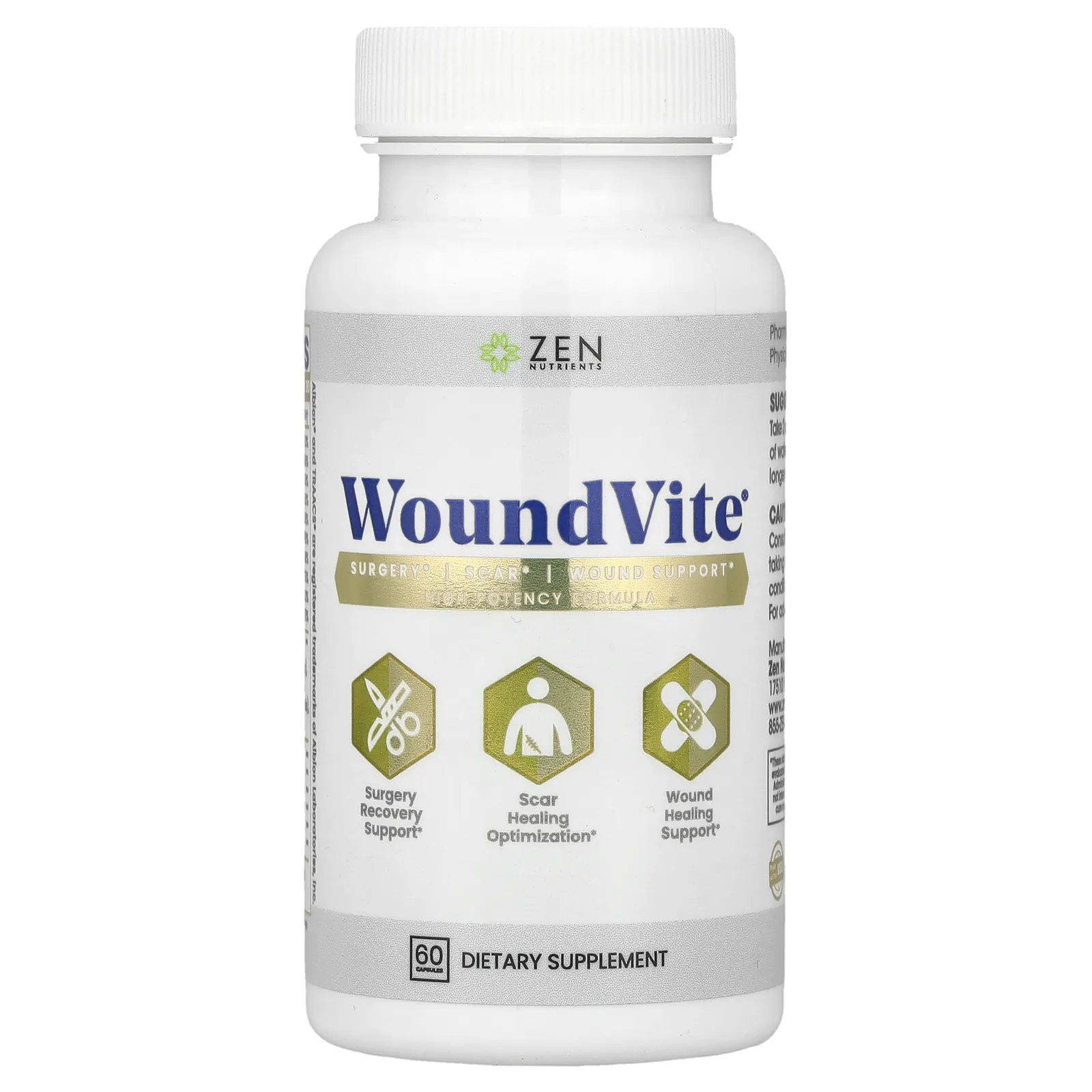 Zen Nutrients, WoundVite®, 60 капсул