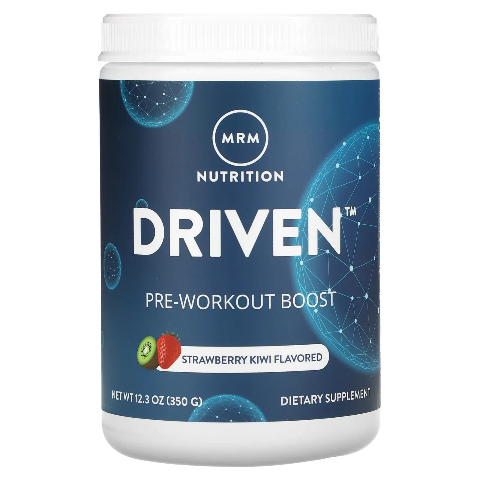 MRM Nutrition, DRIVEN, добавка перед тренировкой, клубника и киви, 350 г (12,3 унций)