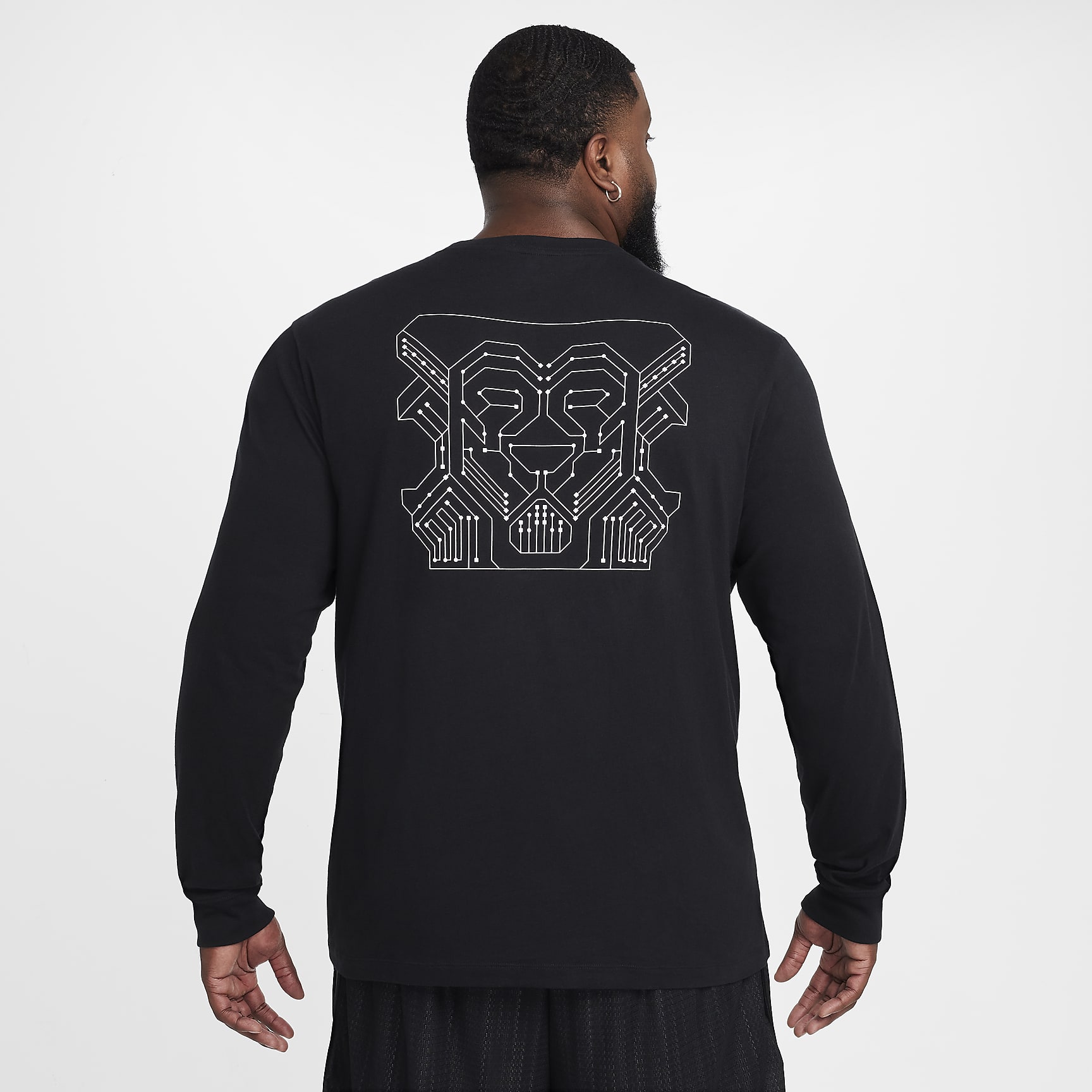 LeBron Men's Max90 Long-Sleeve Basketball T-Shirt