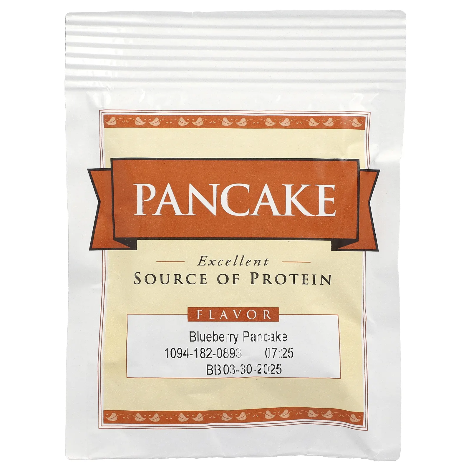 BariWise, протеиновая смесь для приготовления блинов и вафель, со вкусом голубики, 7 пакетиков по 26 г (0,92 унции)