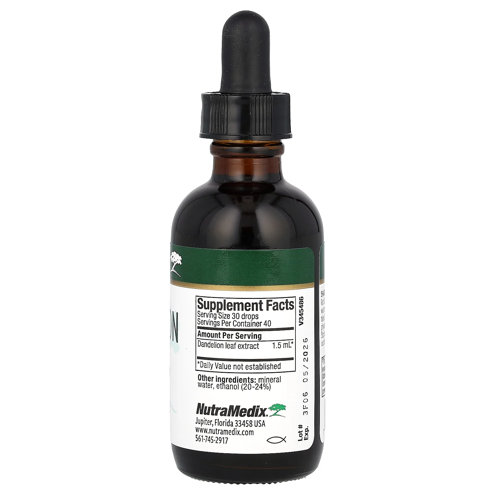 NutraMedix, одуванчик, средство для детоксикации, 60 мл (2 жидк. унции)