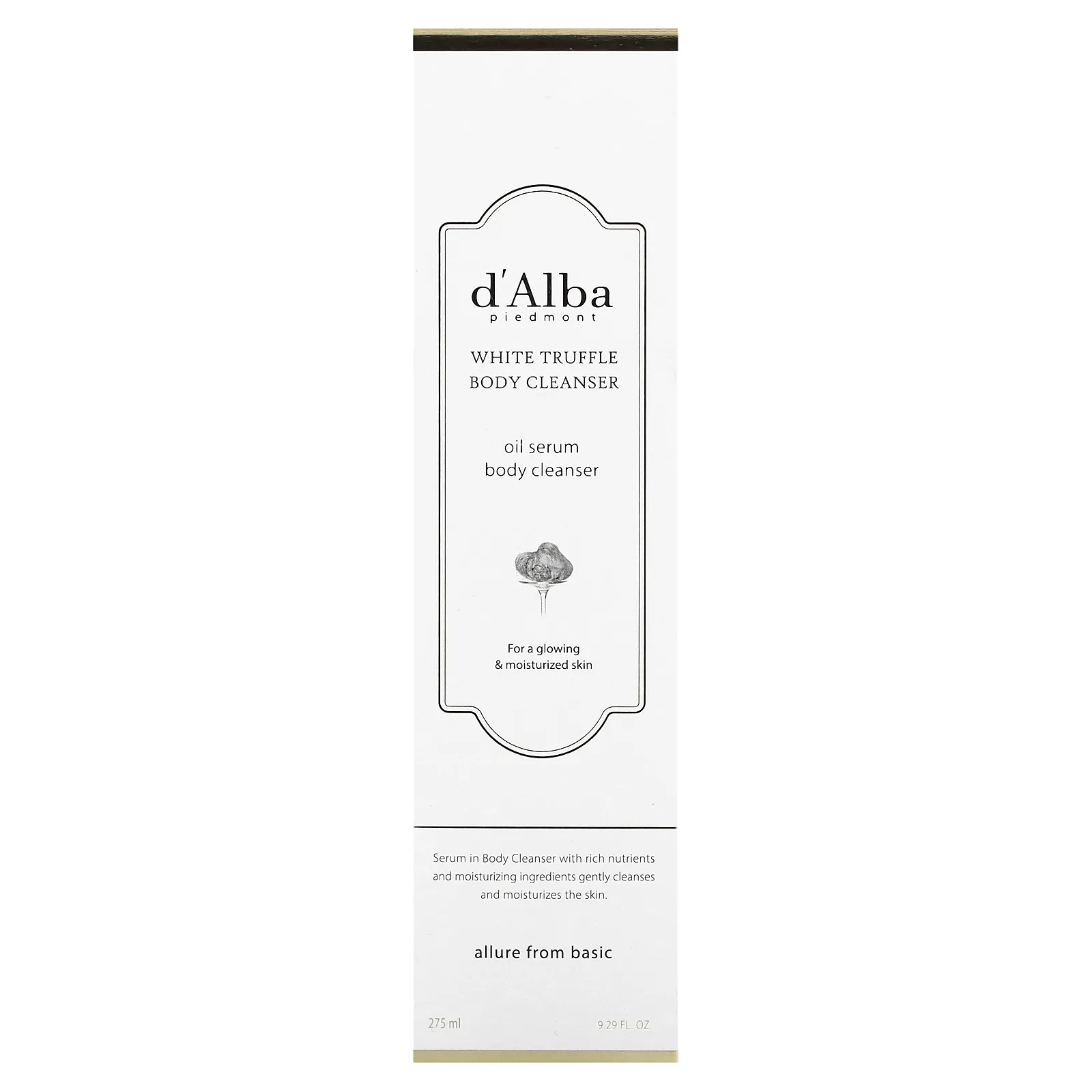 d'Alba, очищающее средство для тела с белым трюфелем, 275 мл (9,29 жидк. унции)