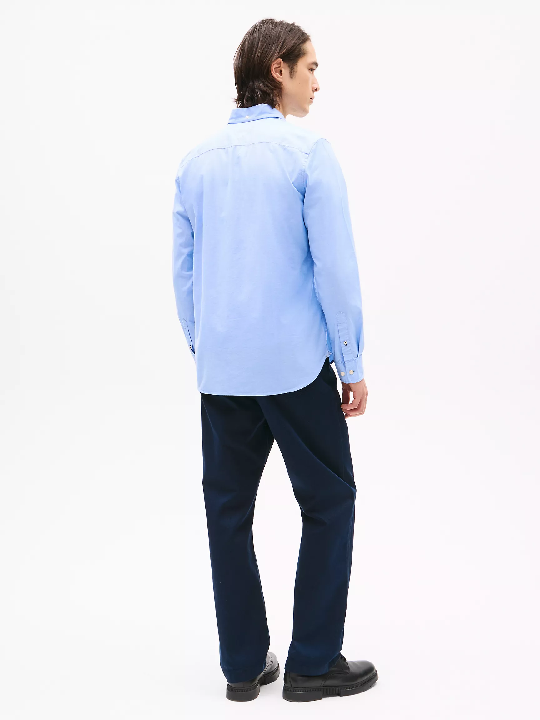 Мужская рубашка Tommy Hilfiger, Эластичная рубашка из оксфорда стандартного кроя