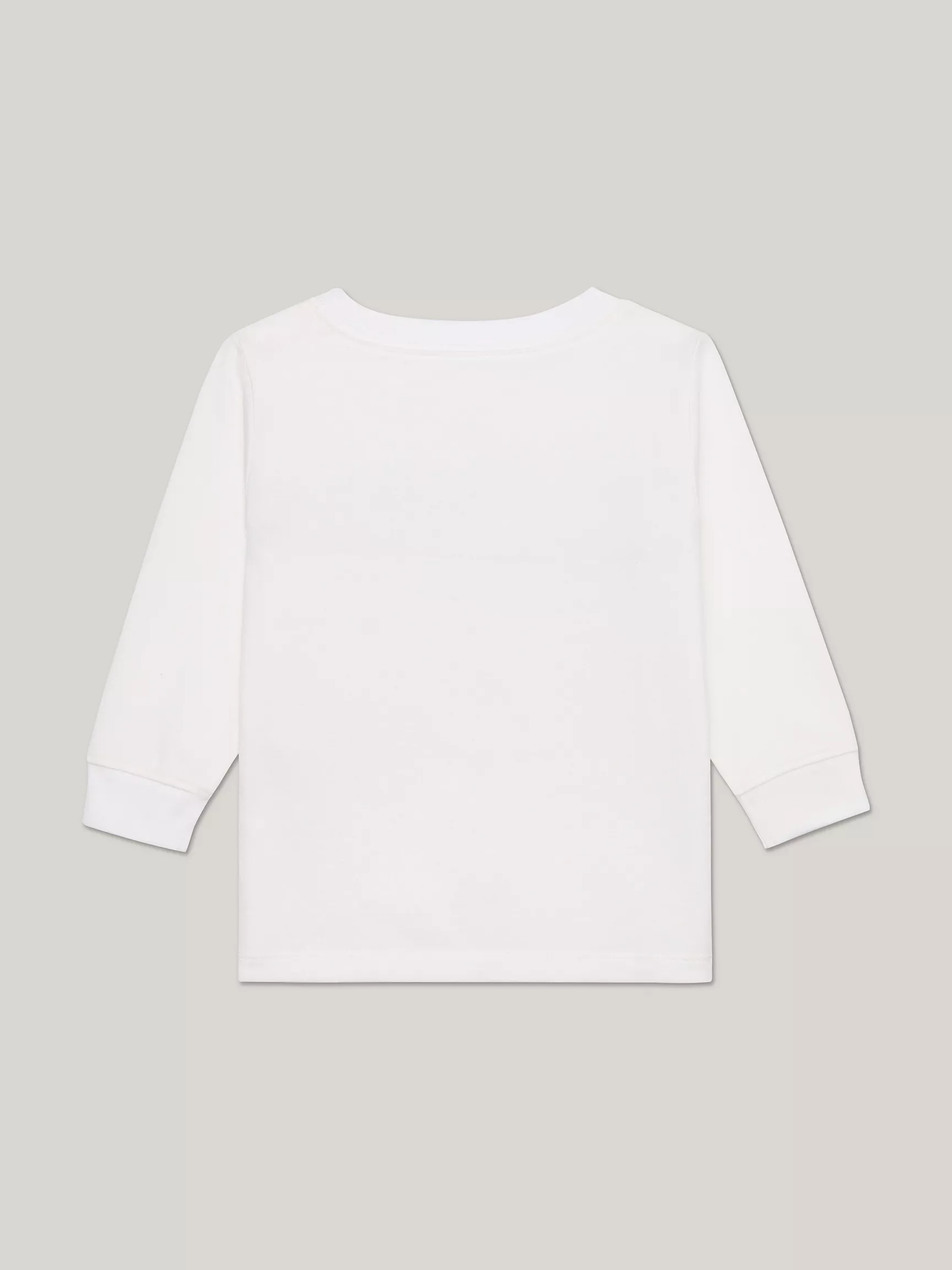 Футболка Tommy Hilfiger для мальчиков, Детская футболка с длинным рукавом и флаговым логотипом