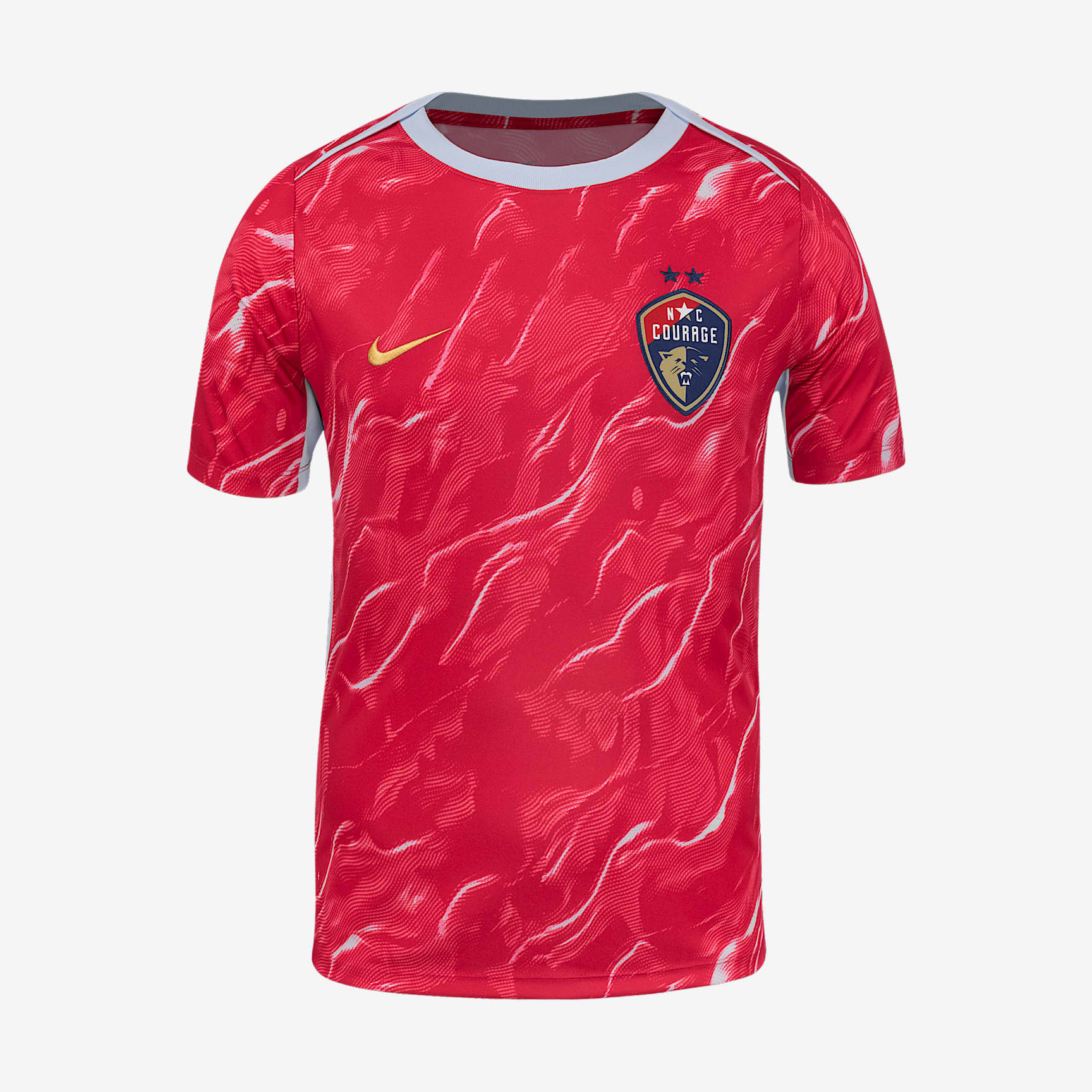 North Carolina Courage 2025 Men's Nike NWSL Short-Sleeve Pre-Match Top