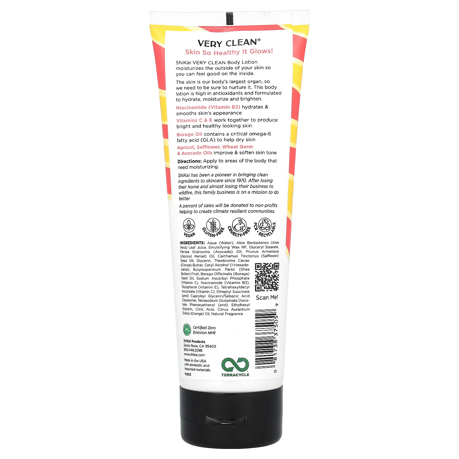 Shikai, Very Clean, лосьон для тела, свежесть цитруса, 238 мл (8 жидк. унций)