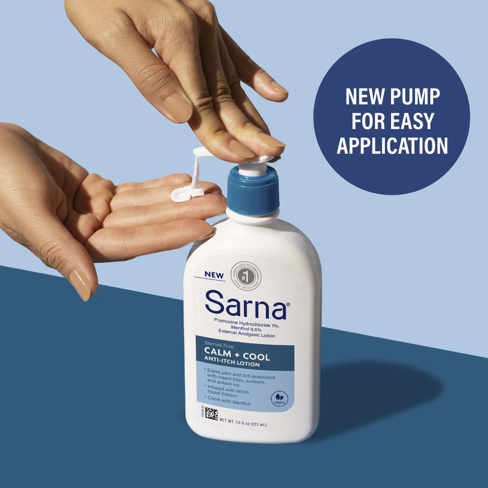 Sarna, Лосьон против зуда, успокаивающий и охлаждающий, 222 мл (7,5 жидк. унц.)