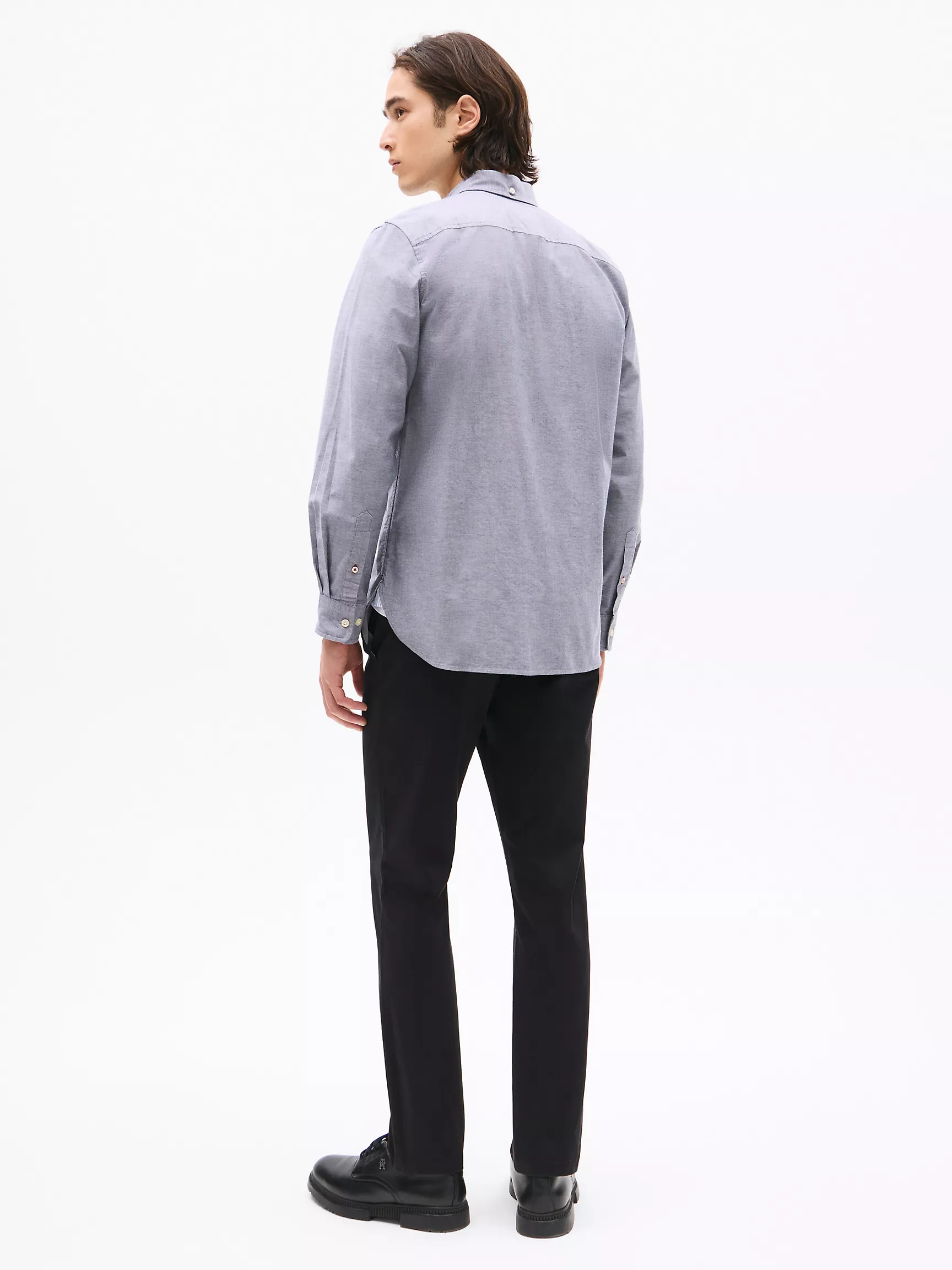 Мужская рубашка Tommy Hilfiger, Эластичная рубашка из оксфорда стандартного кроя