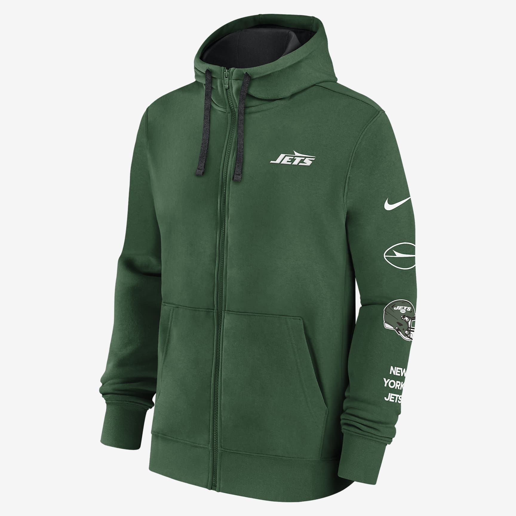 New York Jets Club Men's Nike NFL Full-Zip Hoodie