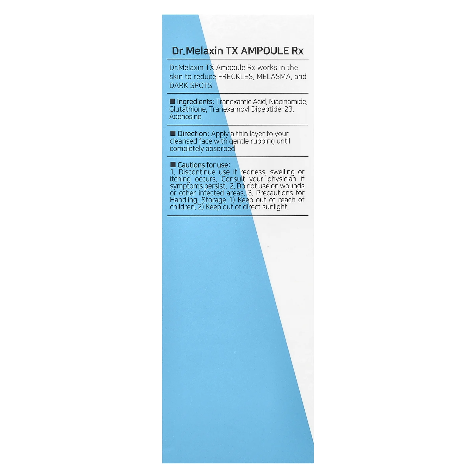 Dr.Melaxin, TX-Ampoule Rx, 30 мл (1,01 жидк. унц.)
