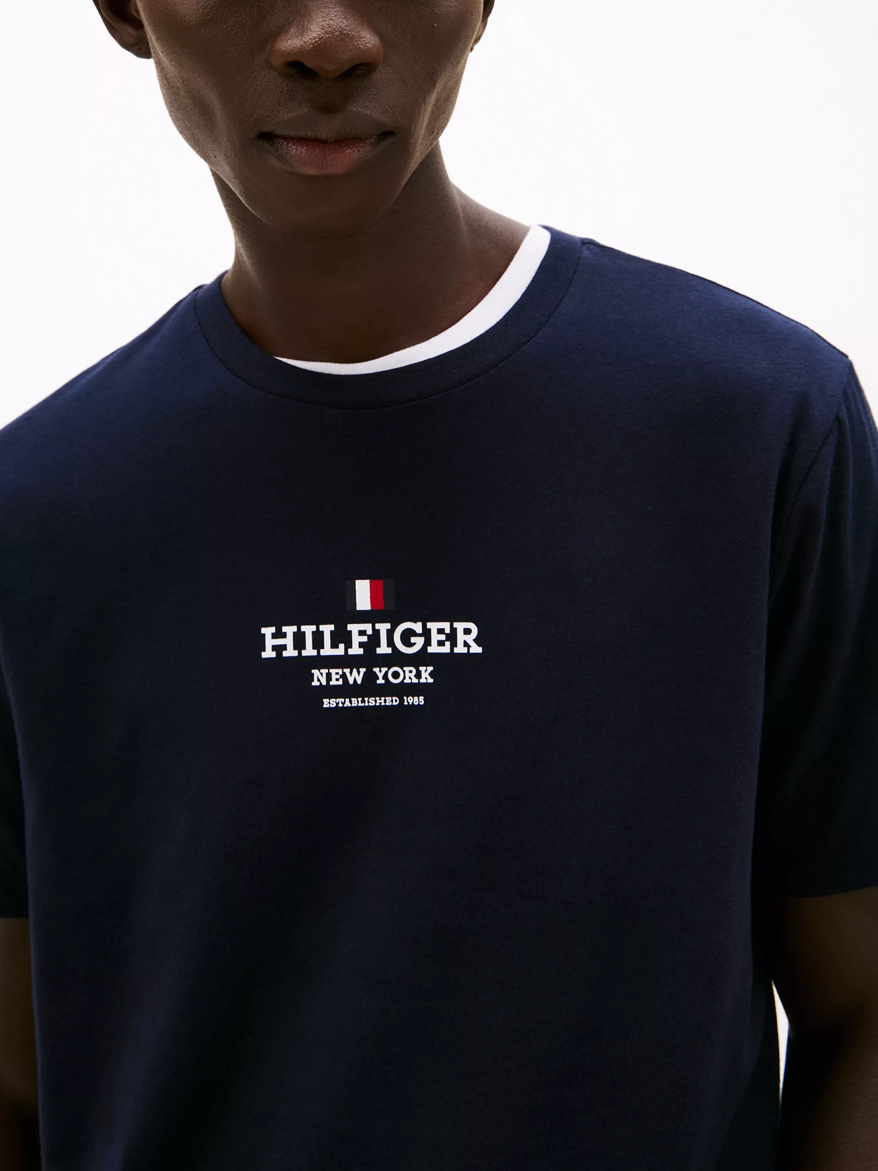 Мужская футболка Tommy Hilfiger, Футболка с логотипом Hilfiger New York