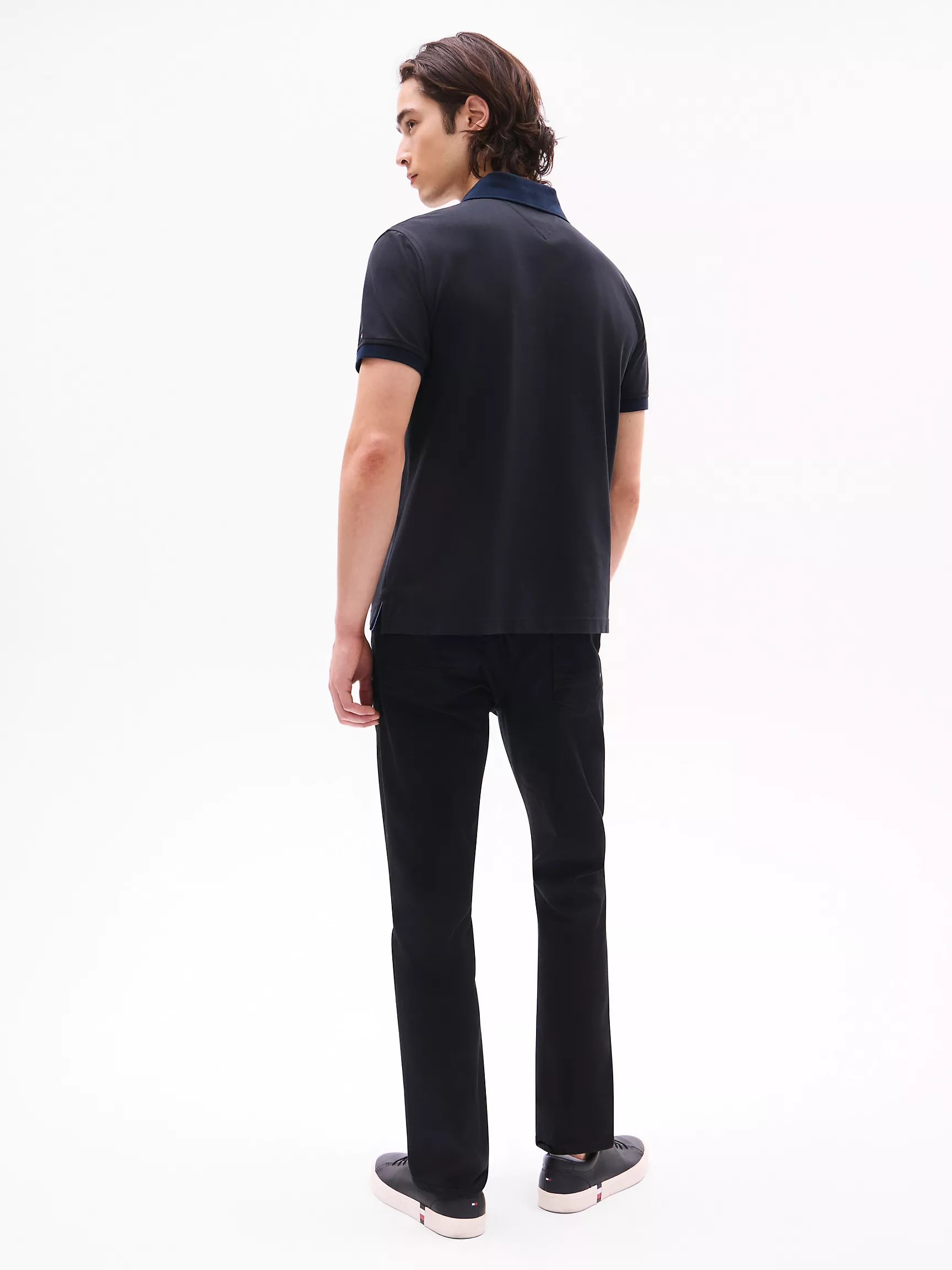 Мужское поло Tommy Hilfiger, Полосатое поло стандартного кроя с вышивкой