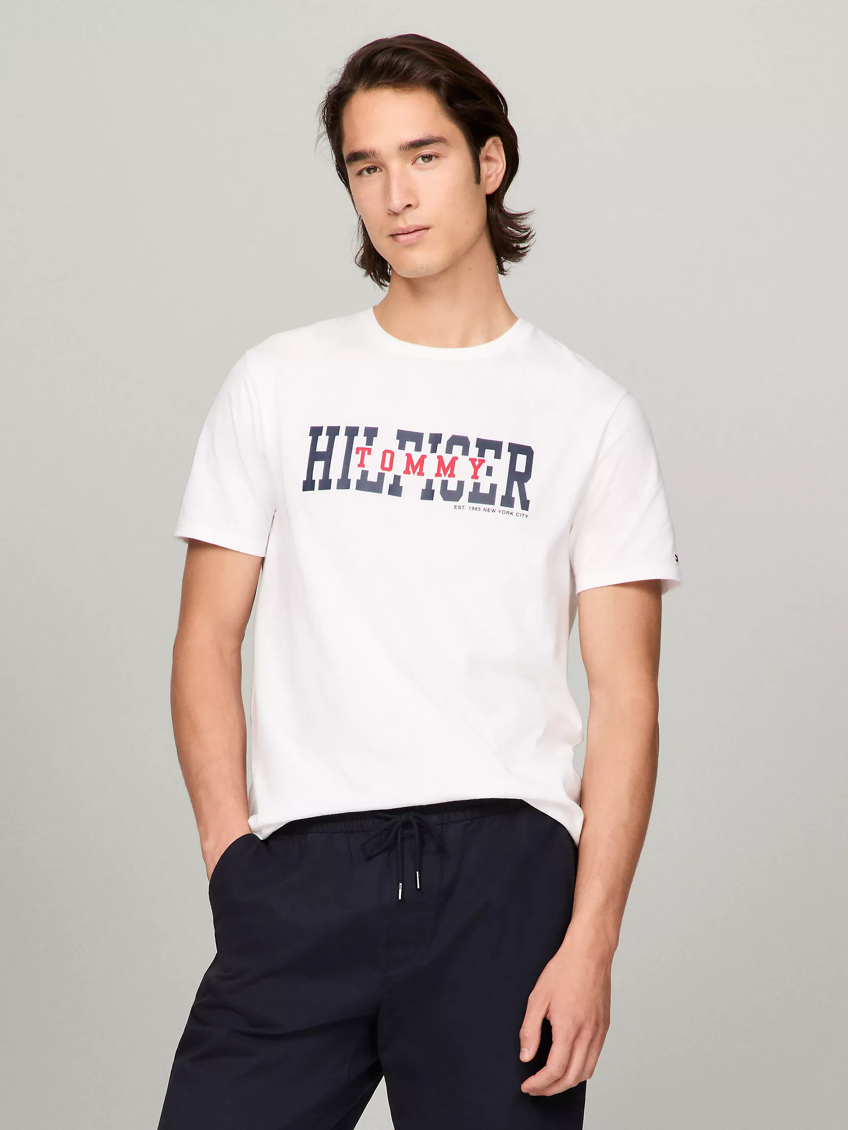 Мужская футболка Tommy Hilfiger, Футболка Tommy с университетским логотипом