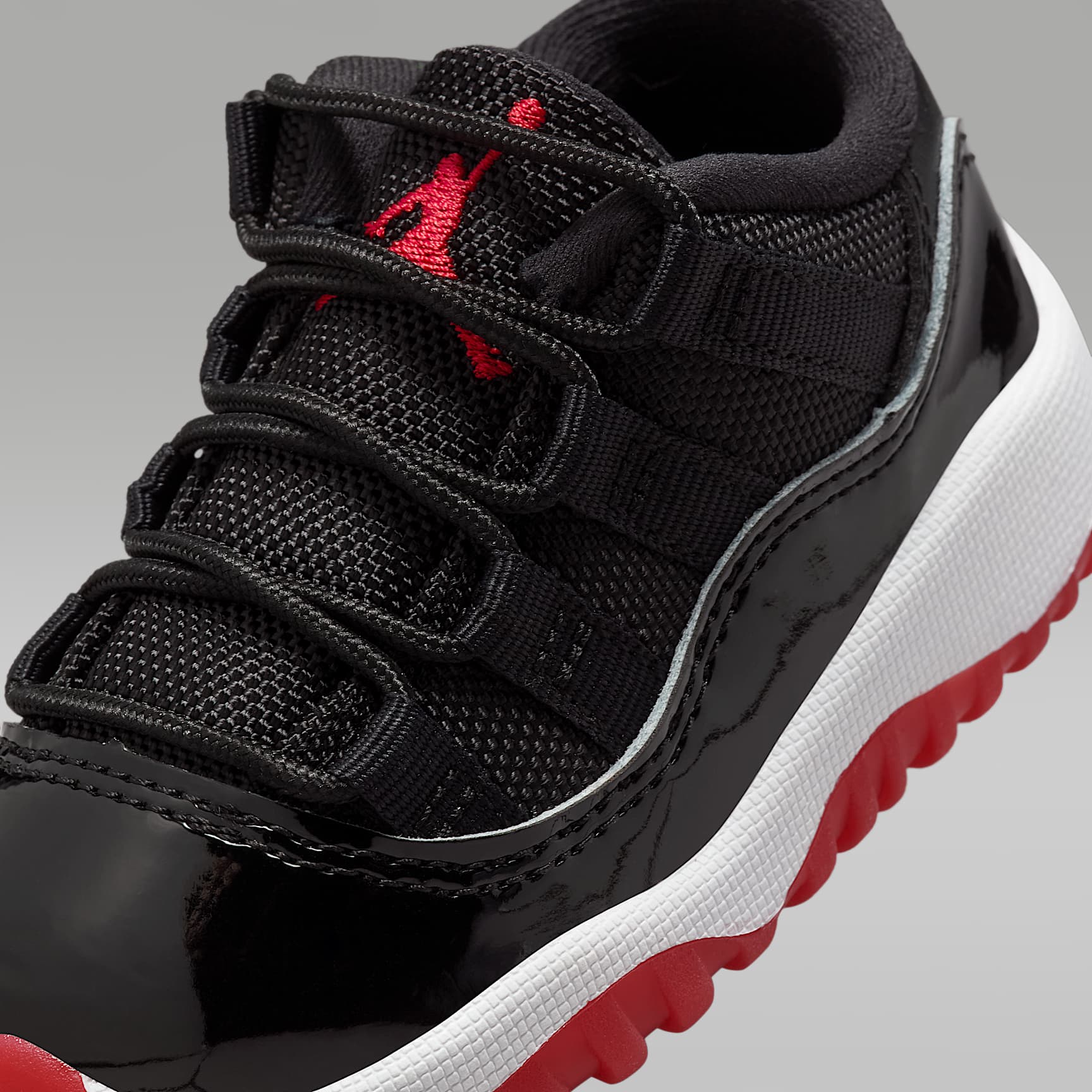 Jordan 11 Retro Low "Bred" Baby/Toddler Shoes