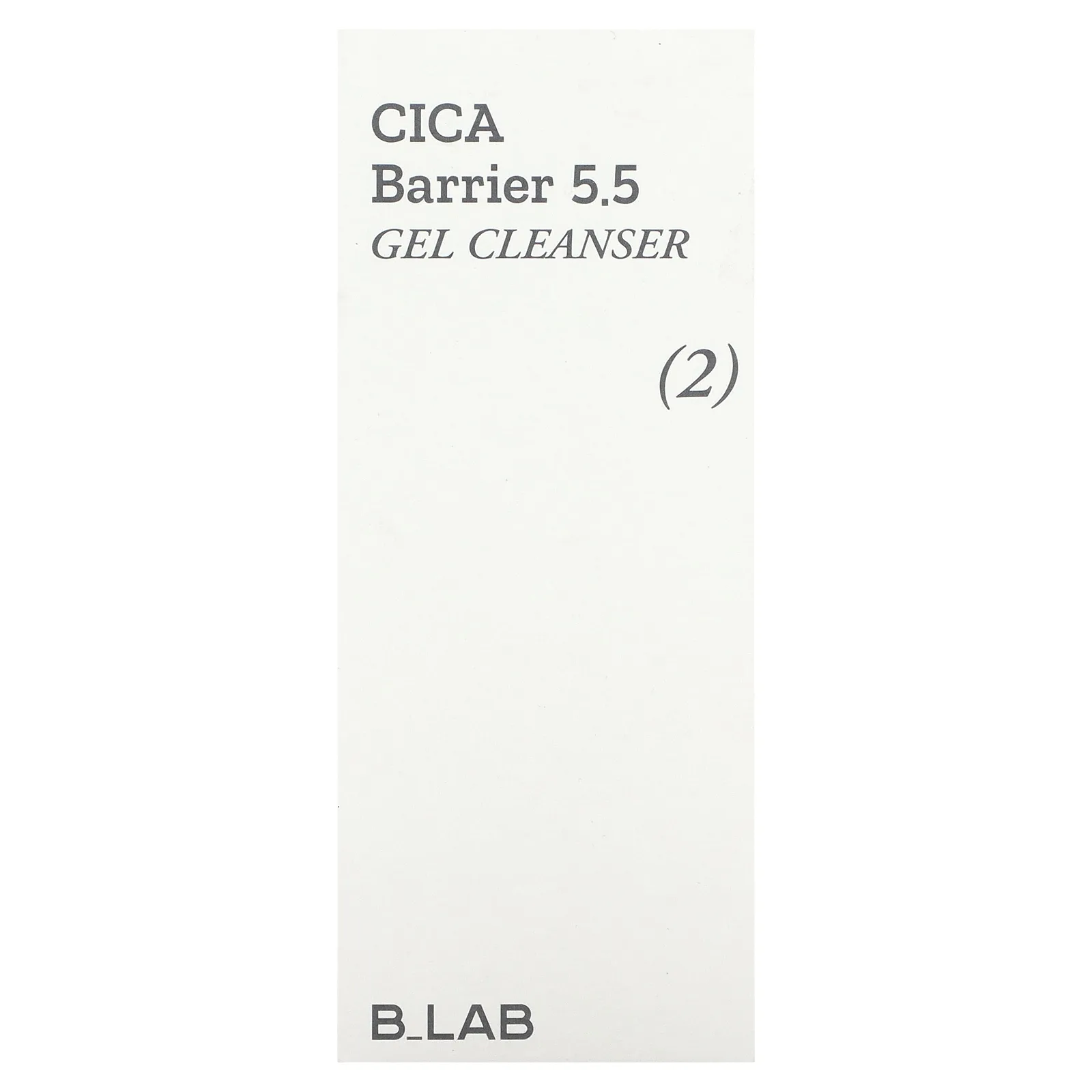 B_Lab, Cica Barrier 5.5, очищающий гель, 120 мл (4,06 жидк. Унции)