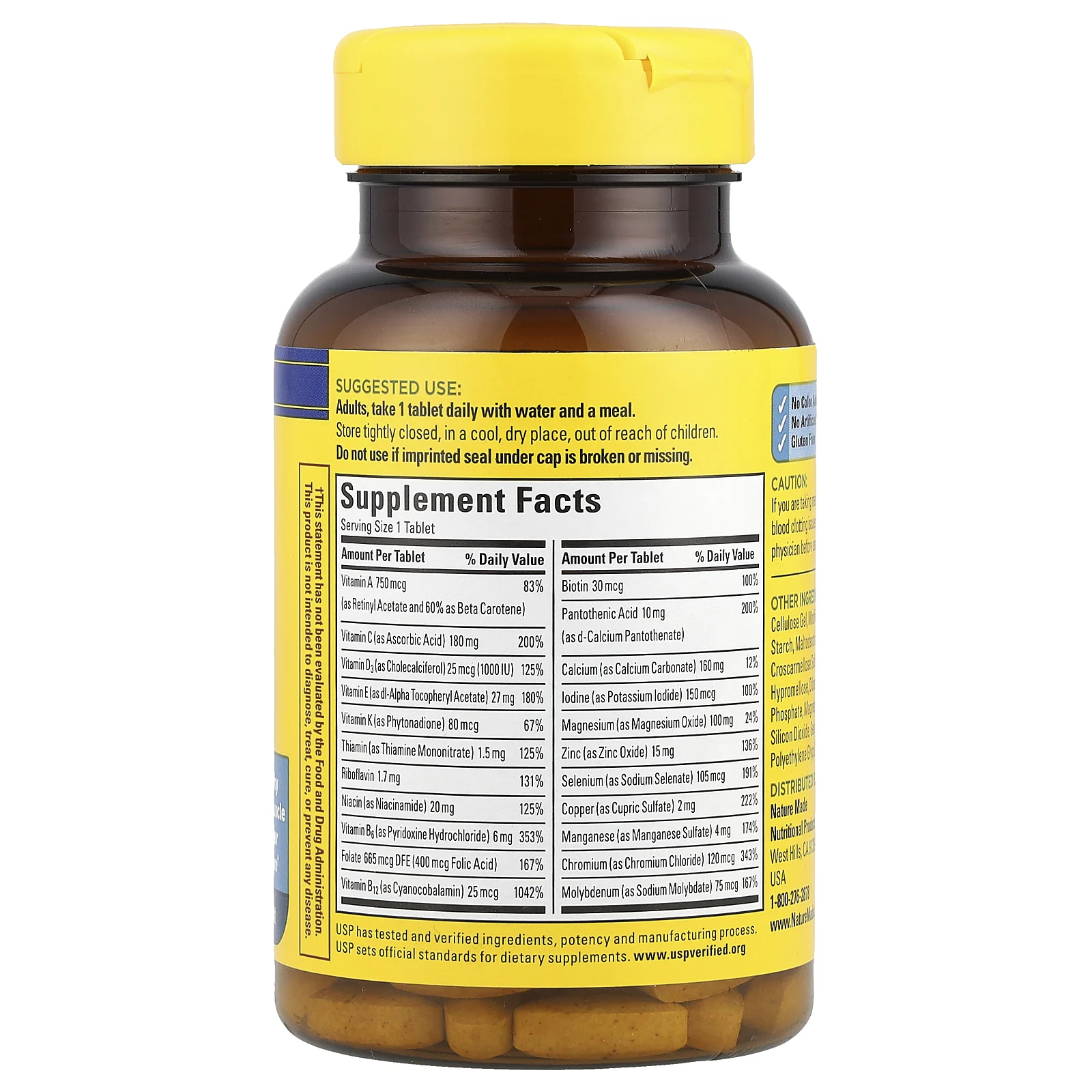 Nature Made, Multi For Him 50+, 90 таблеток