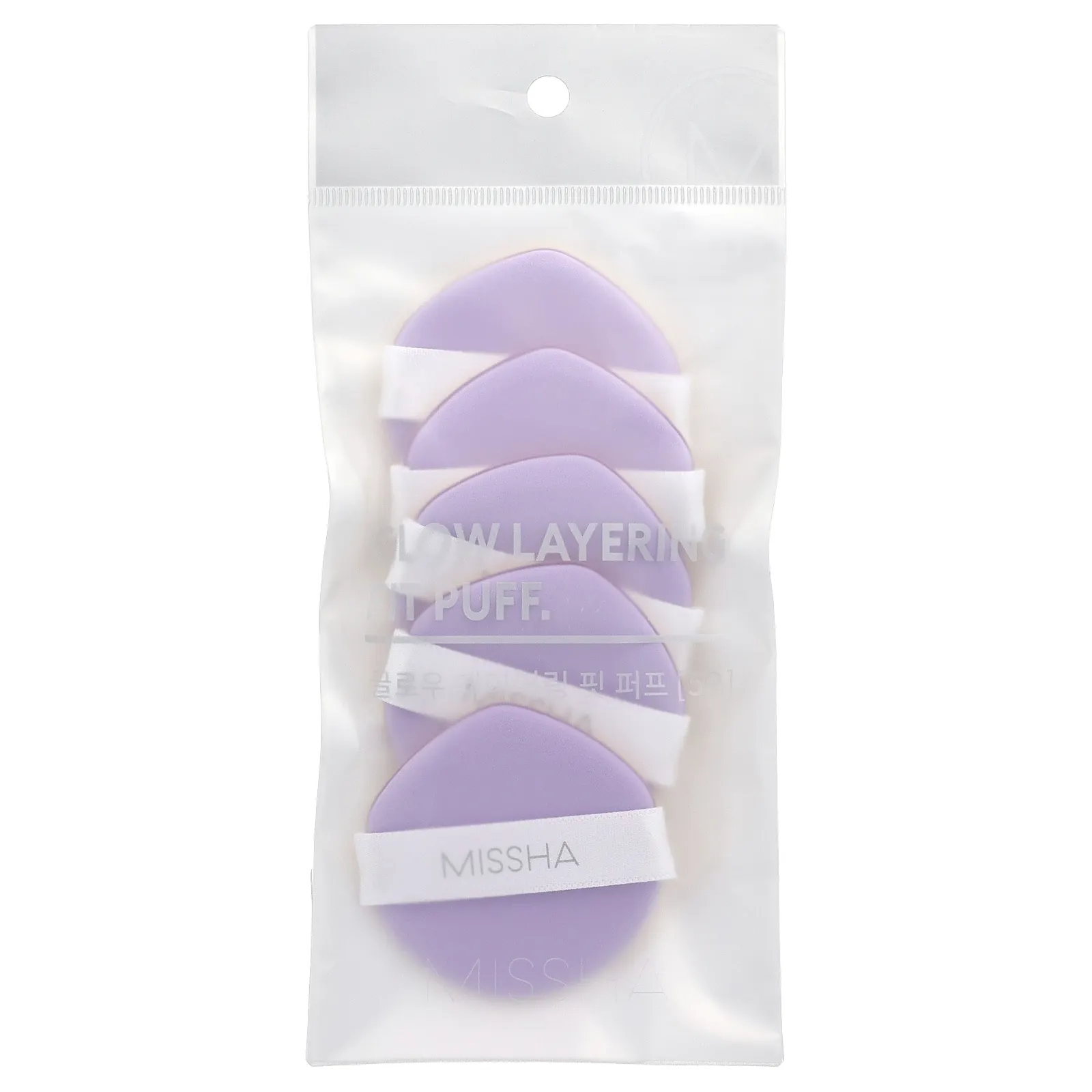 Missha, Puff, для сияния кожи, 5 шт.