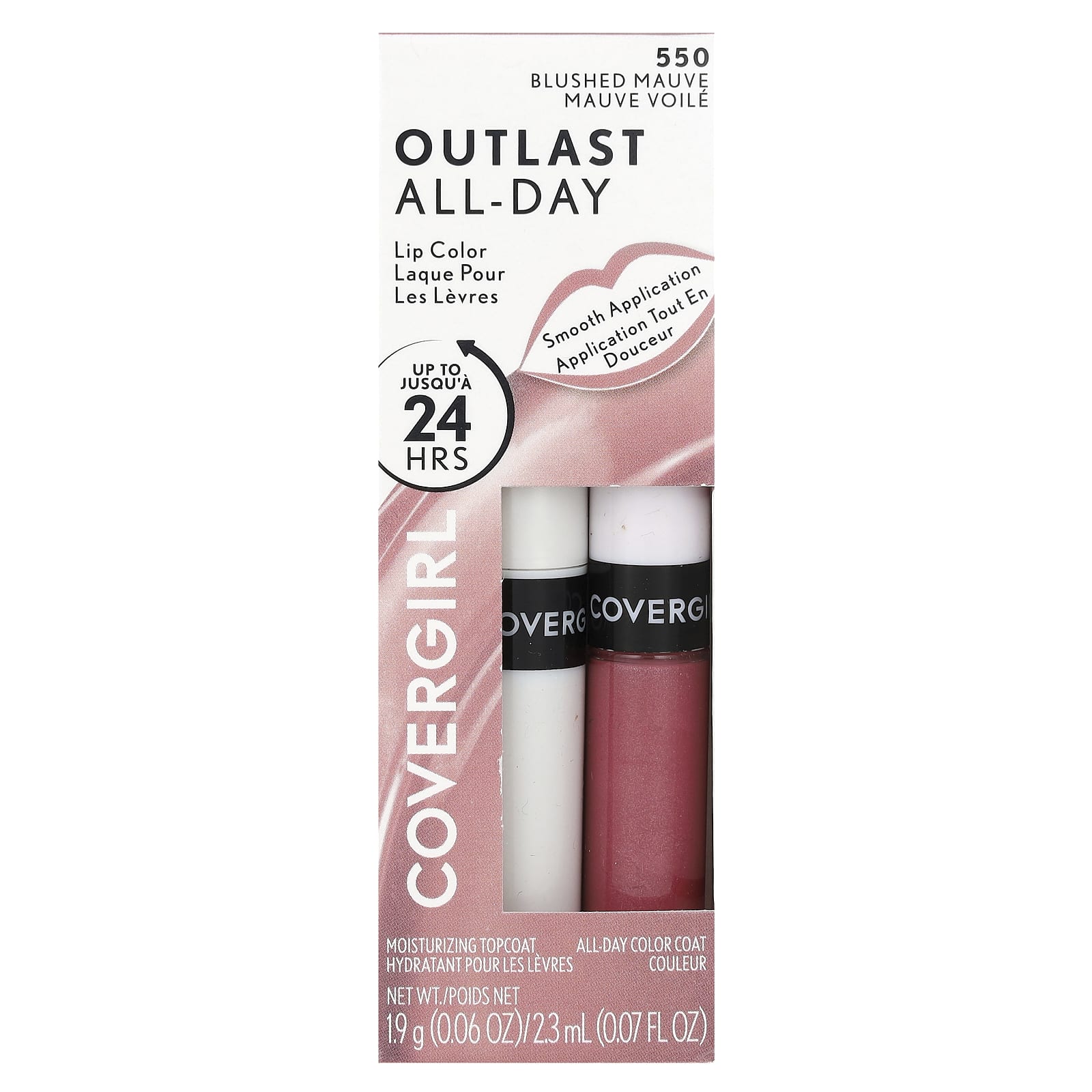Covergirl, Outlast All-Day, помада для губ, оттенок 550, 1,9 г (0,06 унции)/2,3 мл (0,07 жидк. унции)