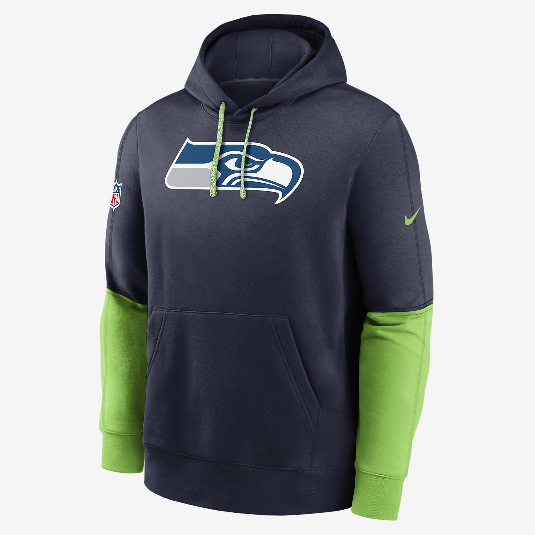 Seattle Seahawks Sideline Team Issue Club Men's Nike NFL Pullover Hoodie