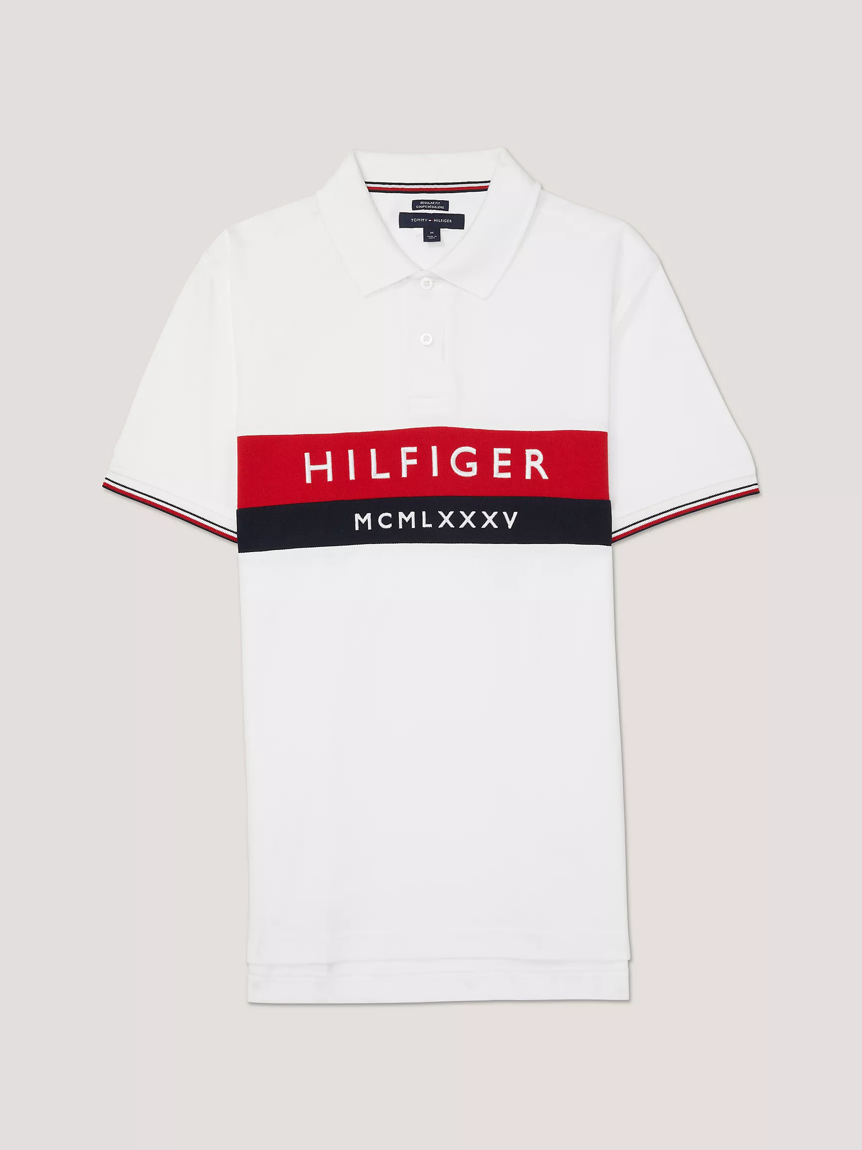 Мужское поло Tommy Hilfiger, Стандартное поло в стиле Colorblock