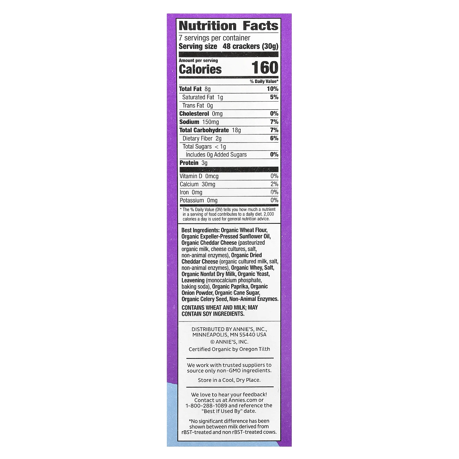 Annie's Homegrown, Органические кролики с белым чеддером, запеченные крекеры, 213 г (7,5 унции)