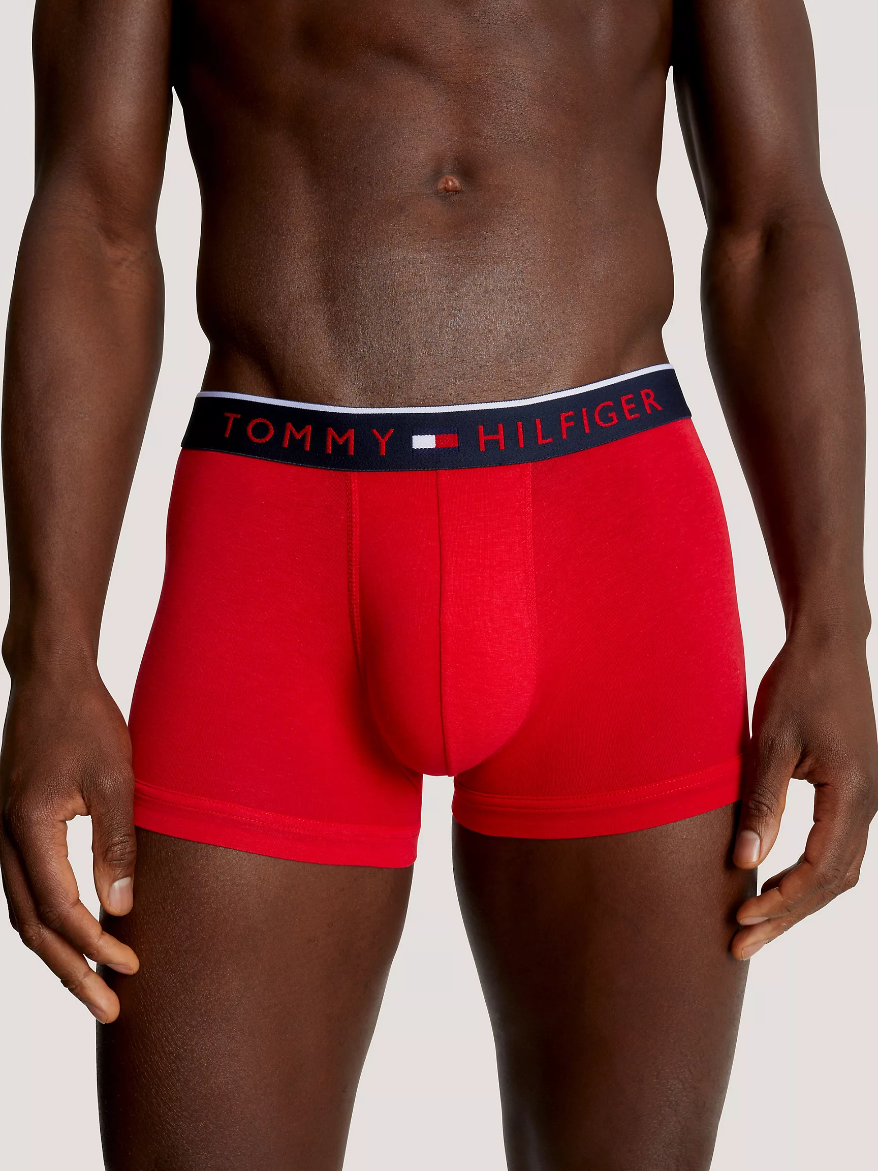 Мужское нижнее белье Tommy Hilfiger, Комплект из 3 эластичных трусов Trunk класса люкс