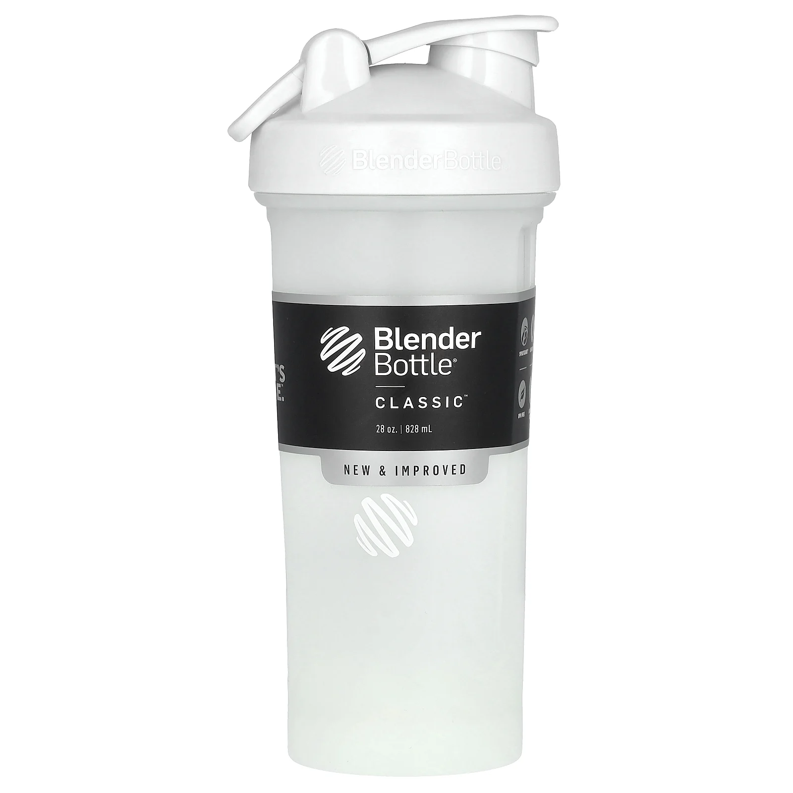 Blender Bottle, Classic, FC White, 828 мл (28 унций)