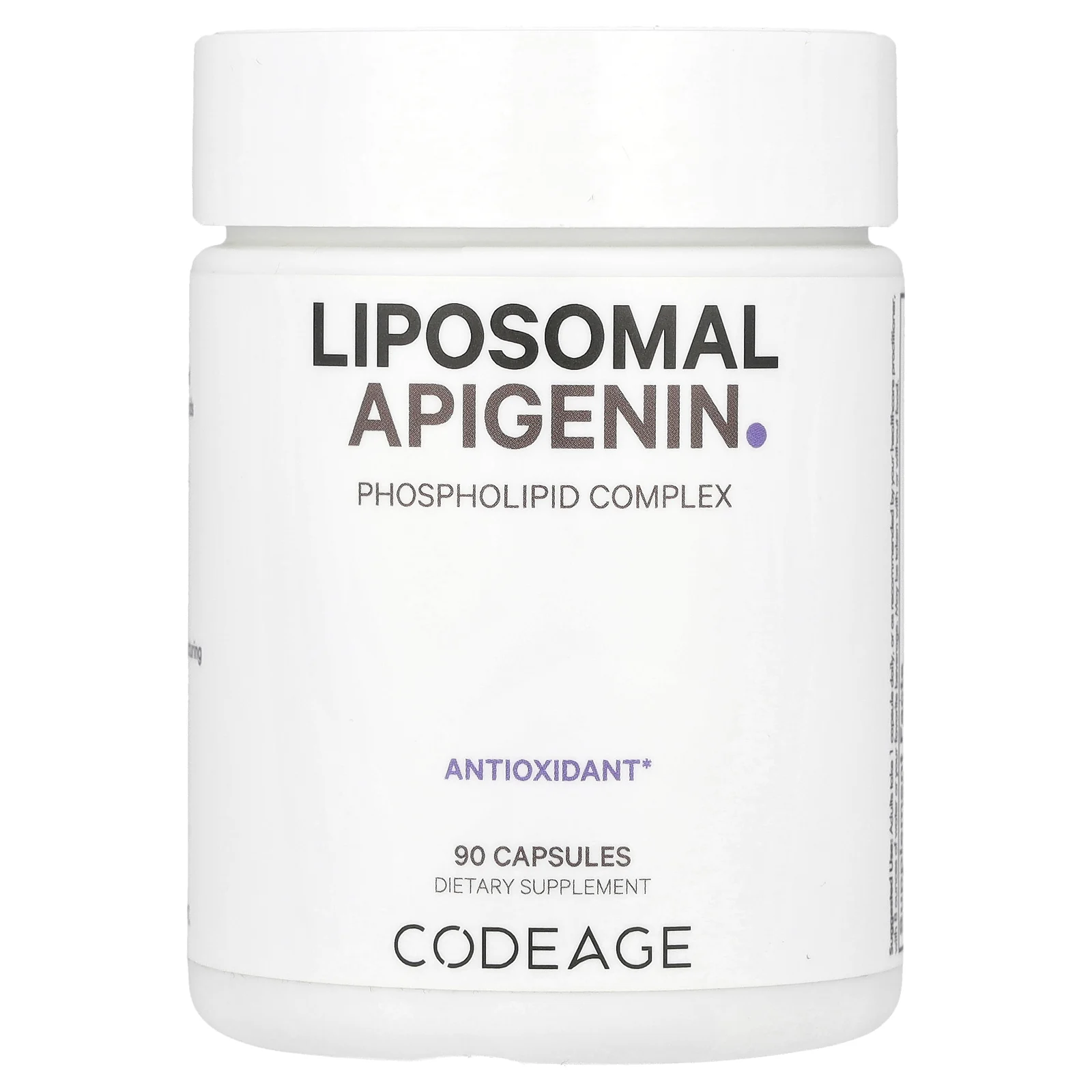 Codeage, Liposomal, апигенин, без ГМО, веганский, 90 капсул