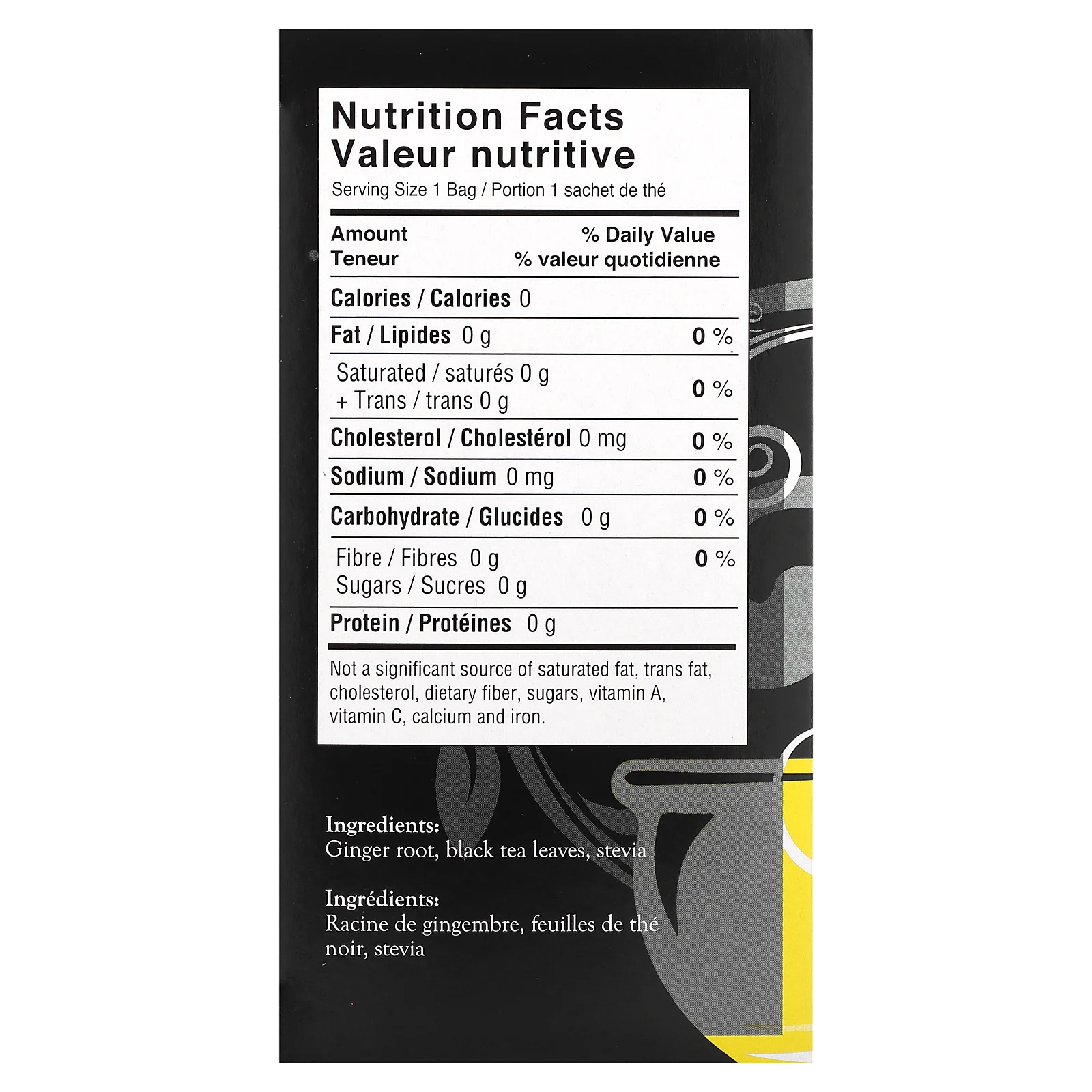 Uncle Lee's Tea, Simply Delicious, чай с имбирем, 18 чайных пакетиков, 32,4 г (1,14 унции)