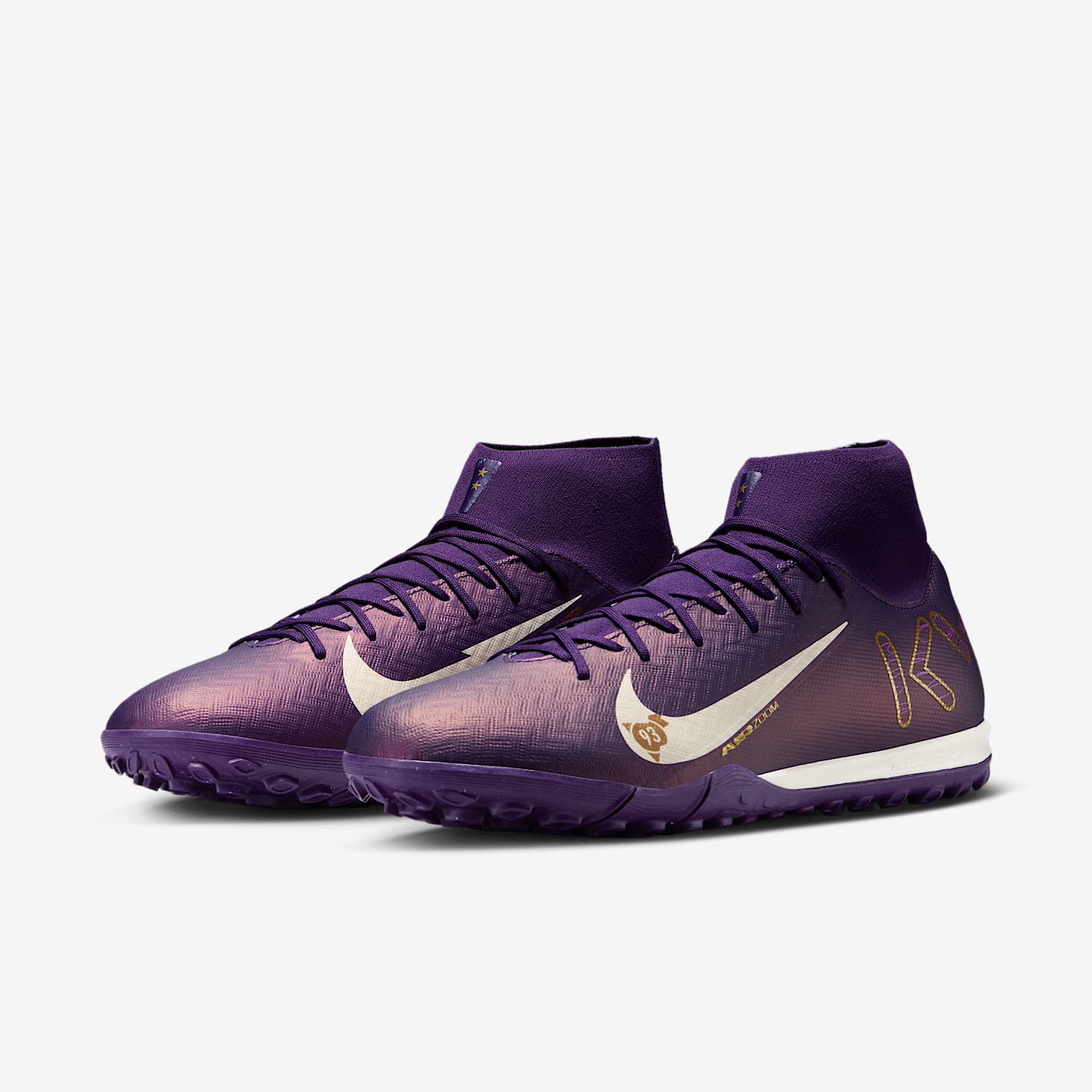 Nike Mercurial Superfly 10 Academy "Kylian Mbappé" TF High-Top Soccer Shoes