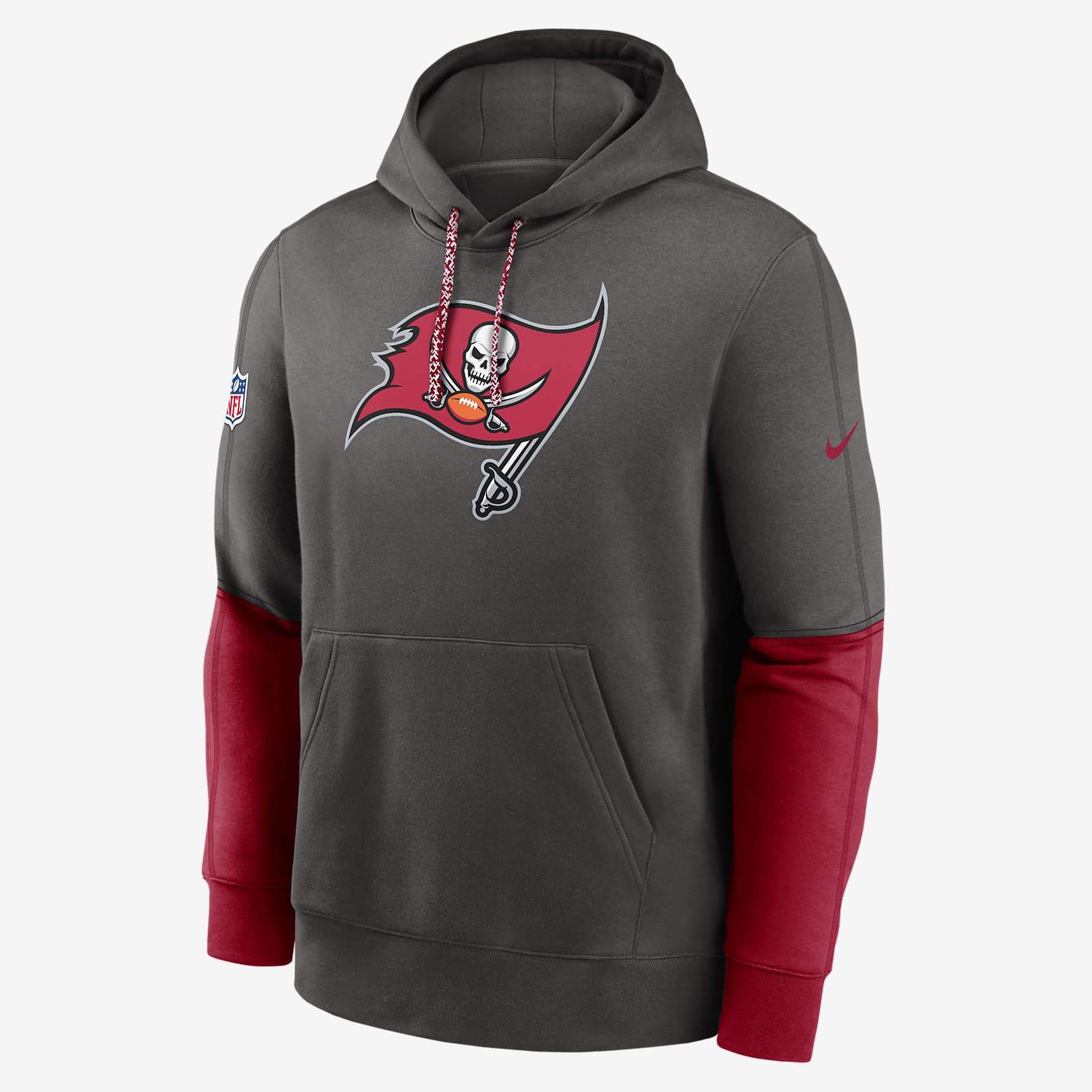 Tampa Bay Buccaneers Sideline Team Issue Club Men's Nike NFL Pullover Hoodie