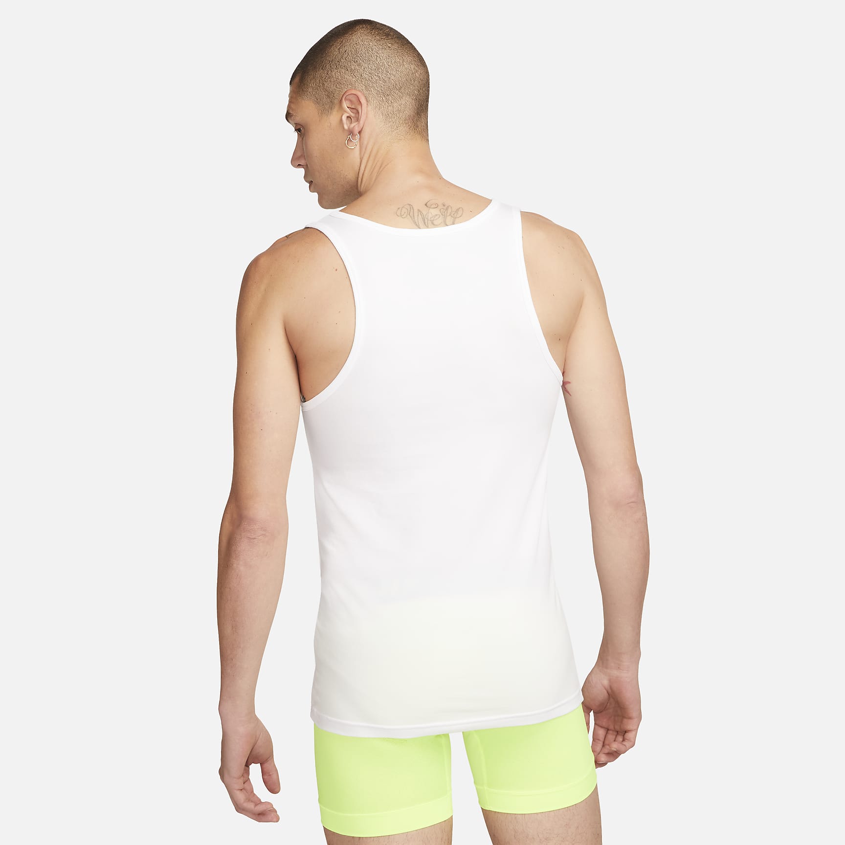 Nike Dri-FIT Essential Cotton Stretch Men's Slim Fit Tank Undershirt (2-Pack)