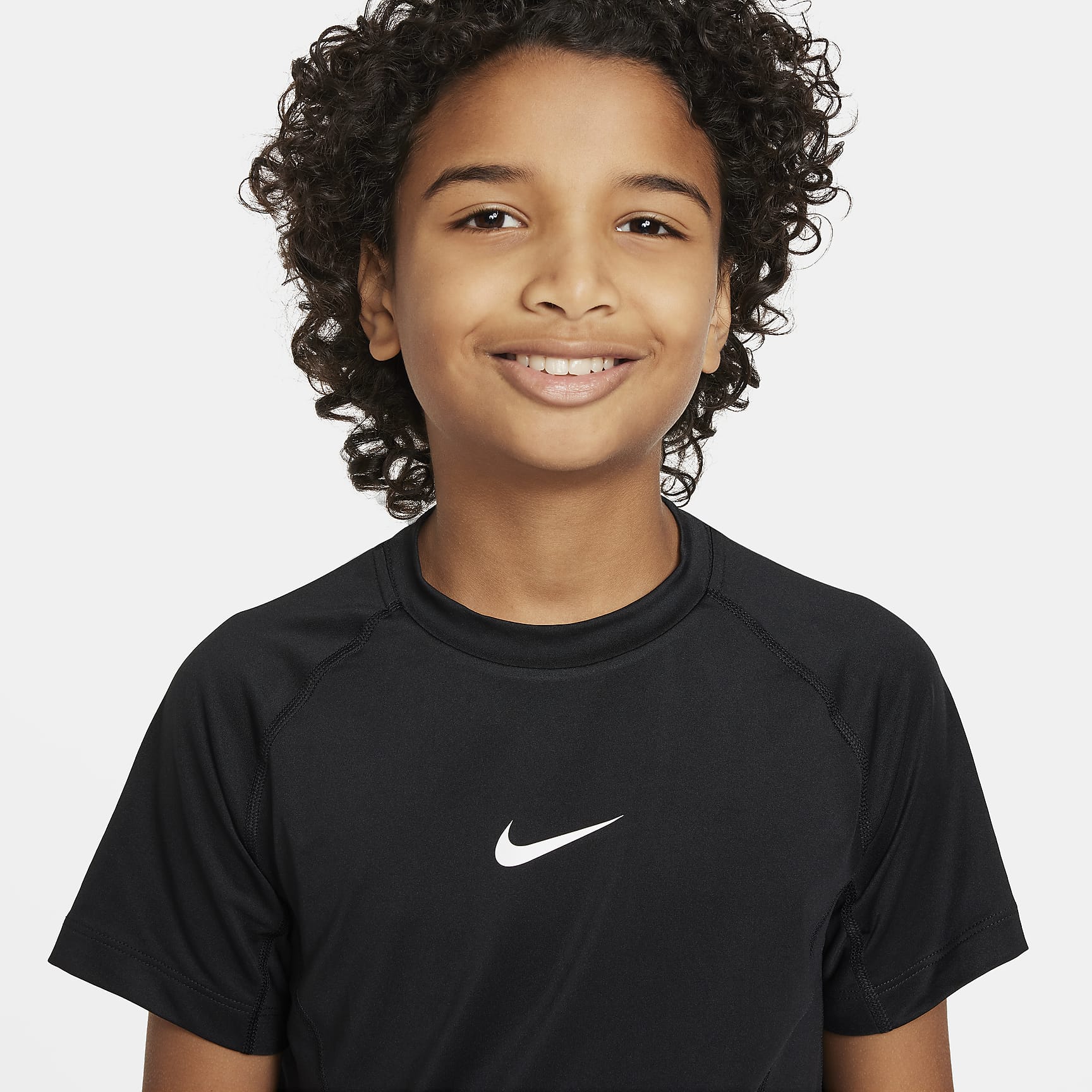 Nike Pro Big Kids' (Boys') Dri-FIT Short-Sleeve Top