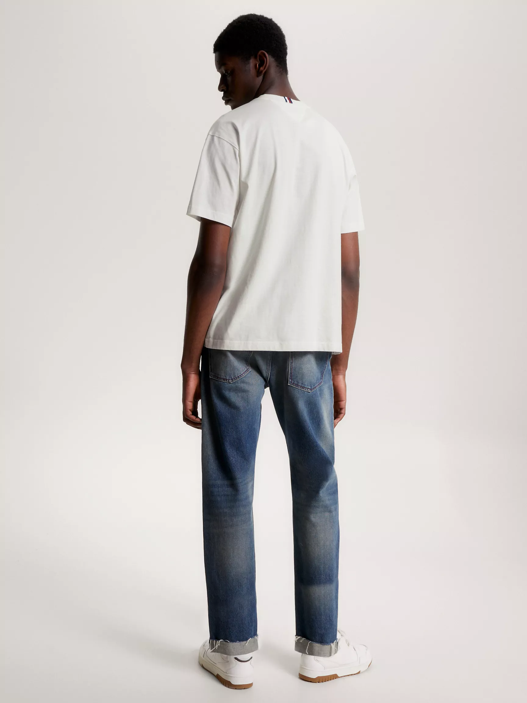 Мужская футболка Tommy Hilfiger, Футболка с вышитым монограммным логотипом