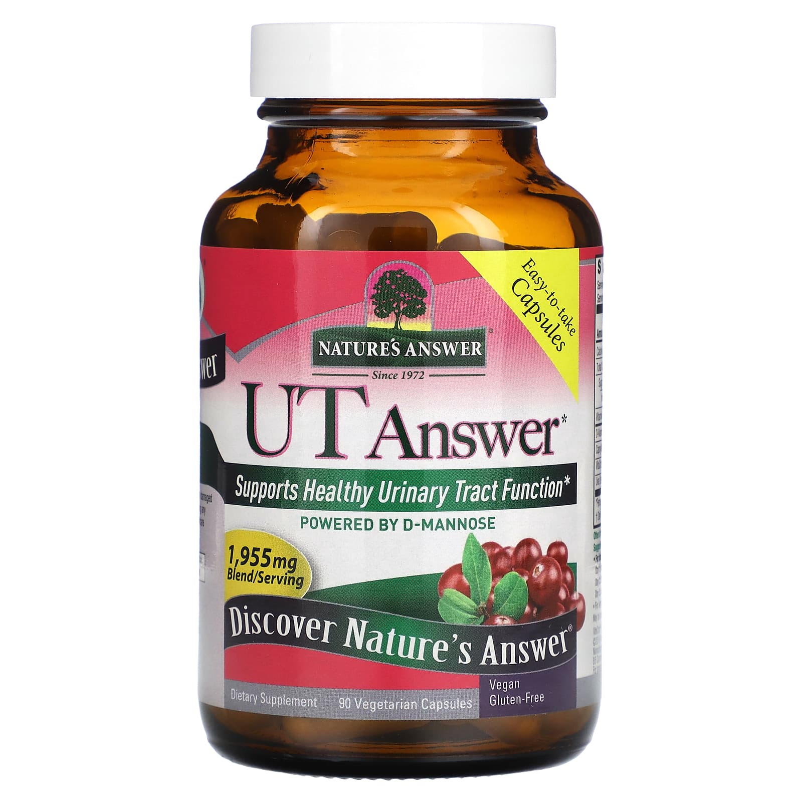 Nature's Answer, UT Answer, 1955 мг, 90 вегетарианских капсул (651,66 мг в 1 капсуле)