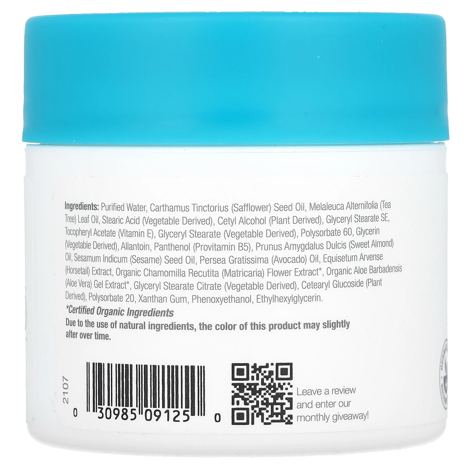 DERMA E, крем с чайным деревом и витамином Е, 113 г (4 унции)