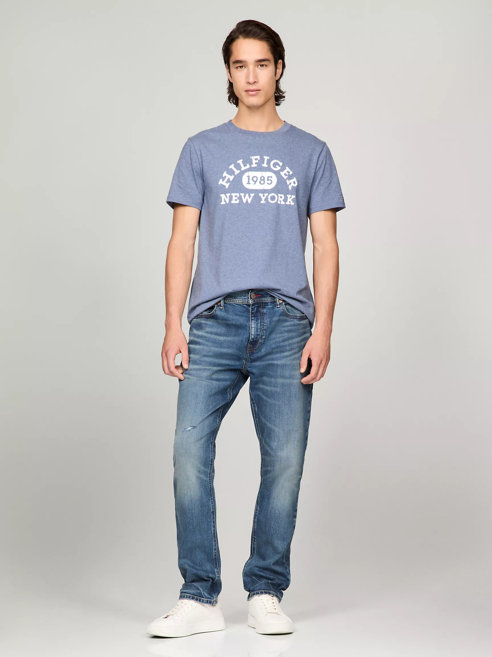 Мужская футболка Tommy Hilfiger, Футболка с университетским монограммным логотипом