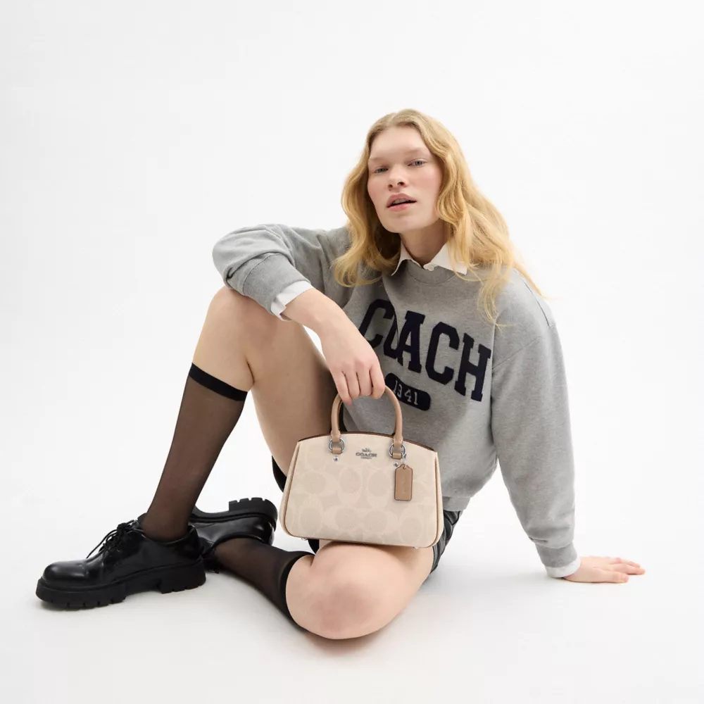 Сумка COACH Savannah Small Carryall Bag In Signature Canvas