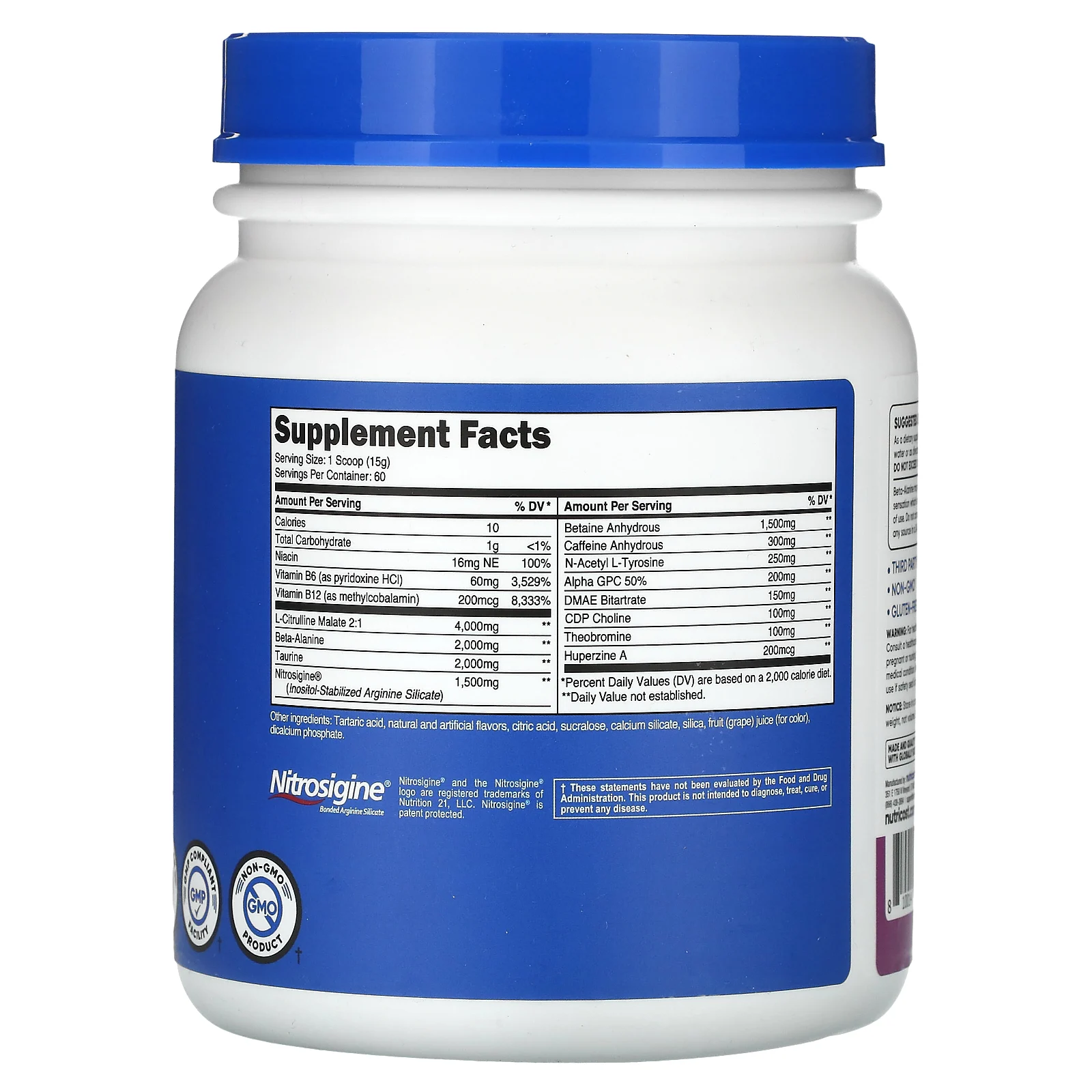 Nutricost, Performance, Pre-X, Grape, 870 г (1,9 фунта)