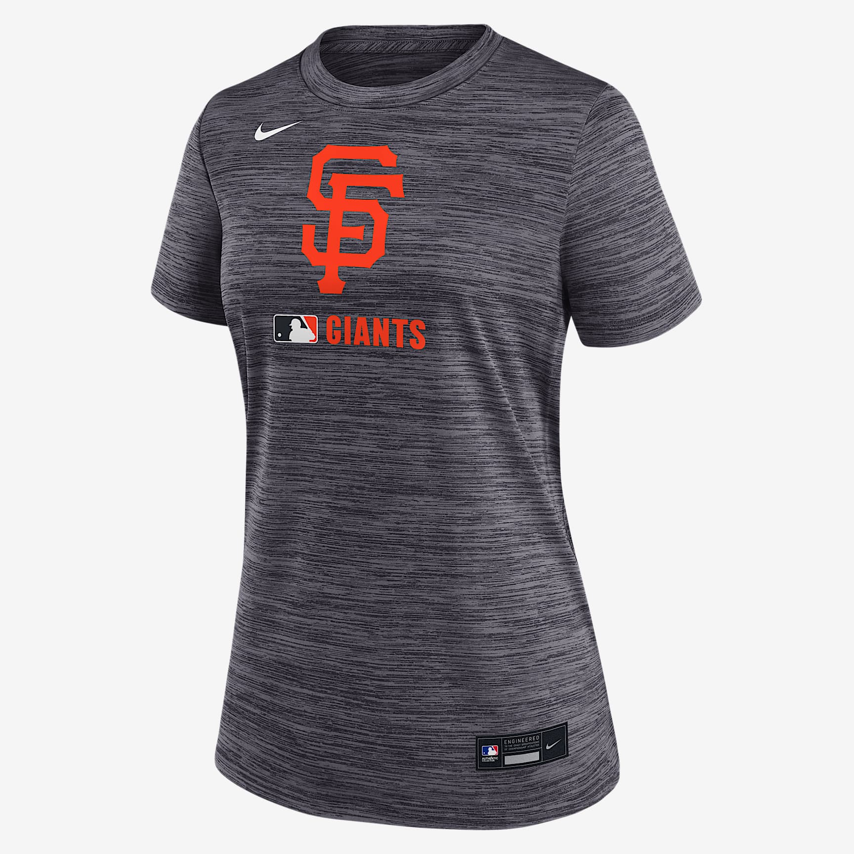 San Francisco Giants Authentic Collection City Connect Velocity Women's Nike Dri-FIT MLB T-Shirt
