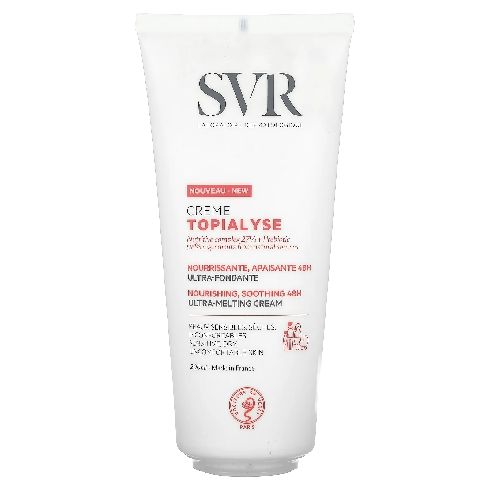 SVR, Topialyse, крем, 200 мл (6,8 жидк. унции)