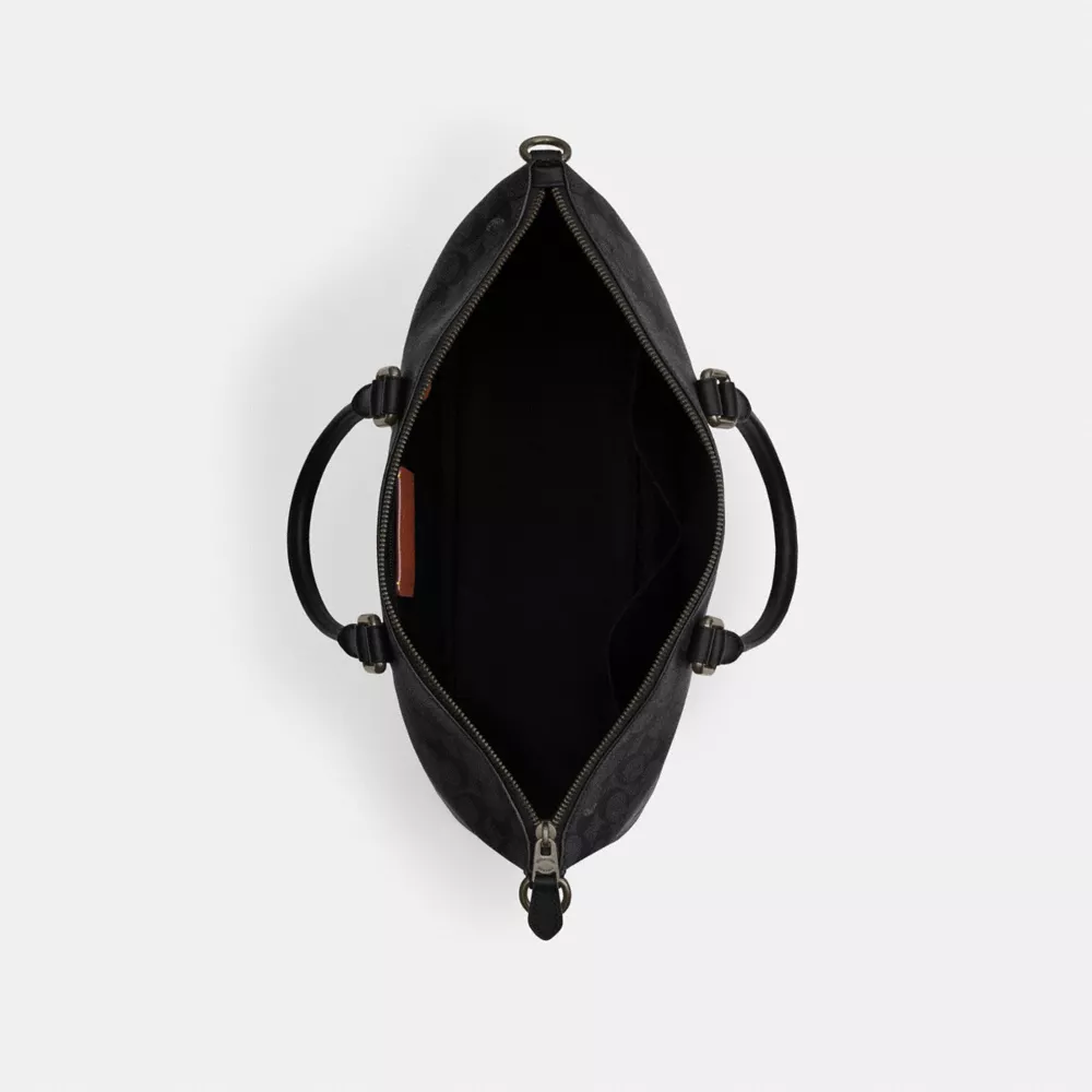 Сумка COACH Caleb Work Bag In Signature Canvas