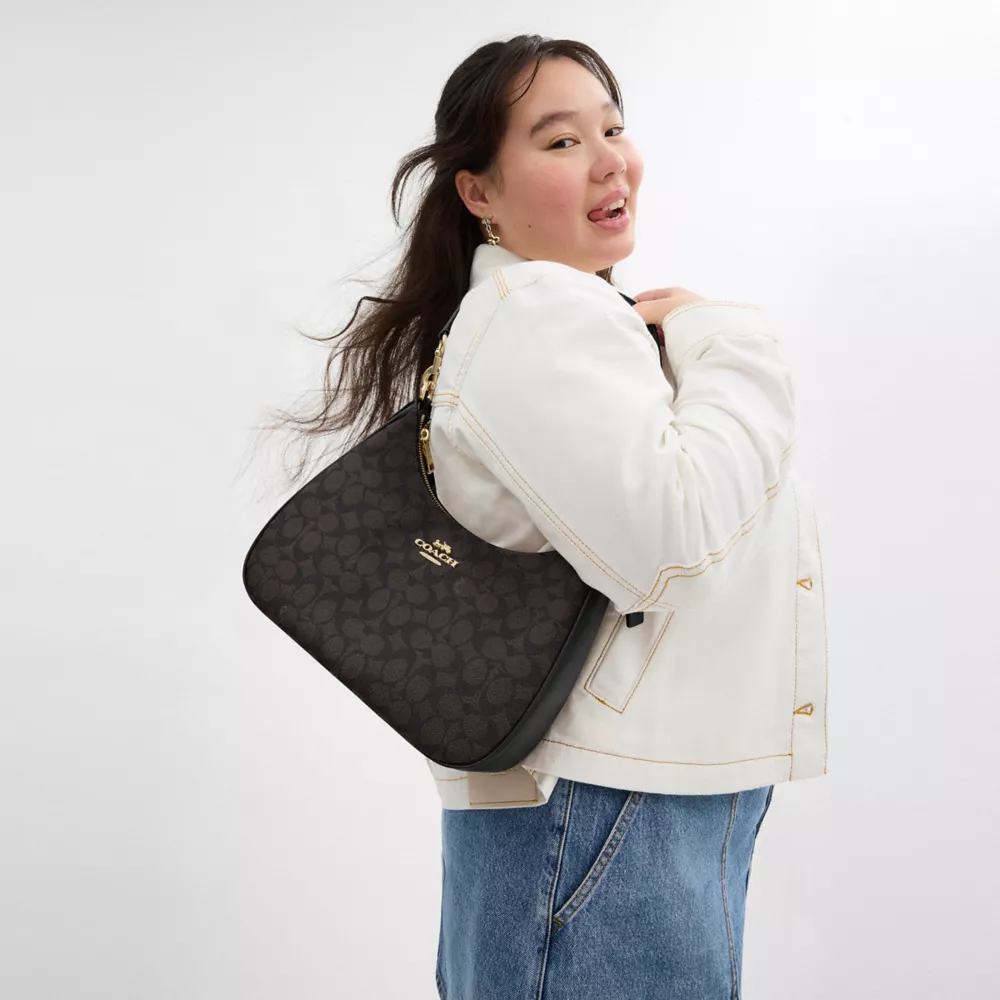 Сумка COACH Teri Hobo Bag In Signature Canvas