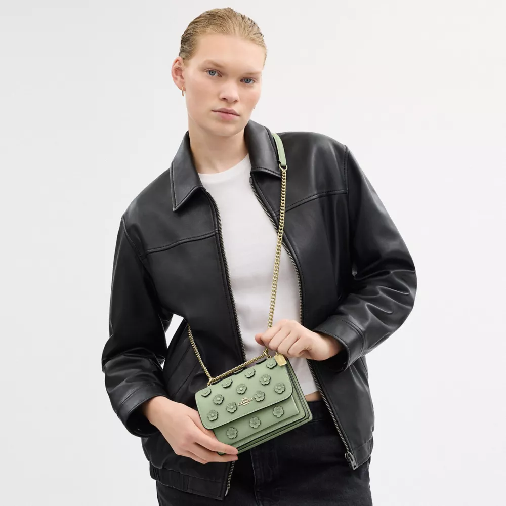 Сумка COACH Mini Klare Crossbody Bag With Floral Applique