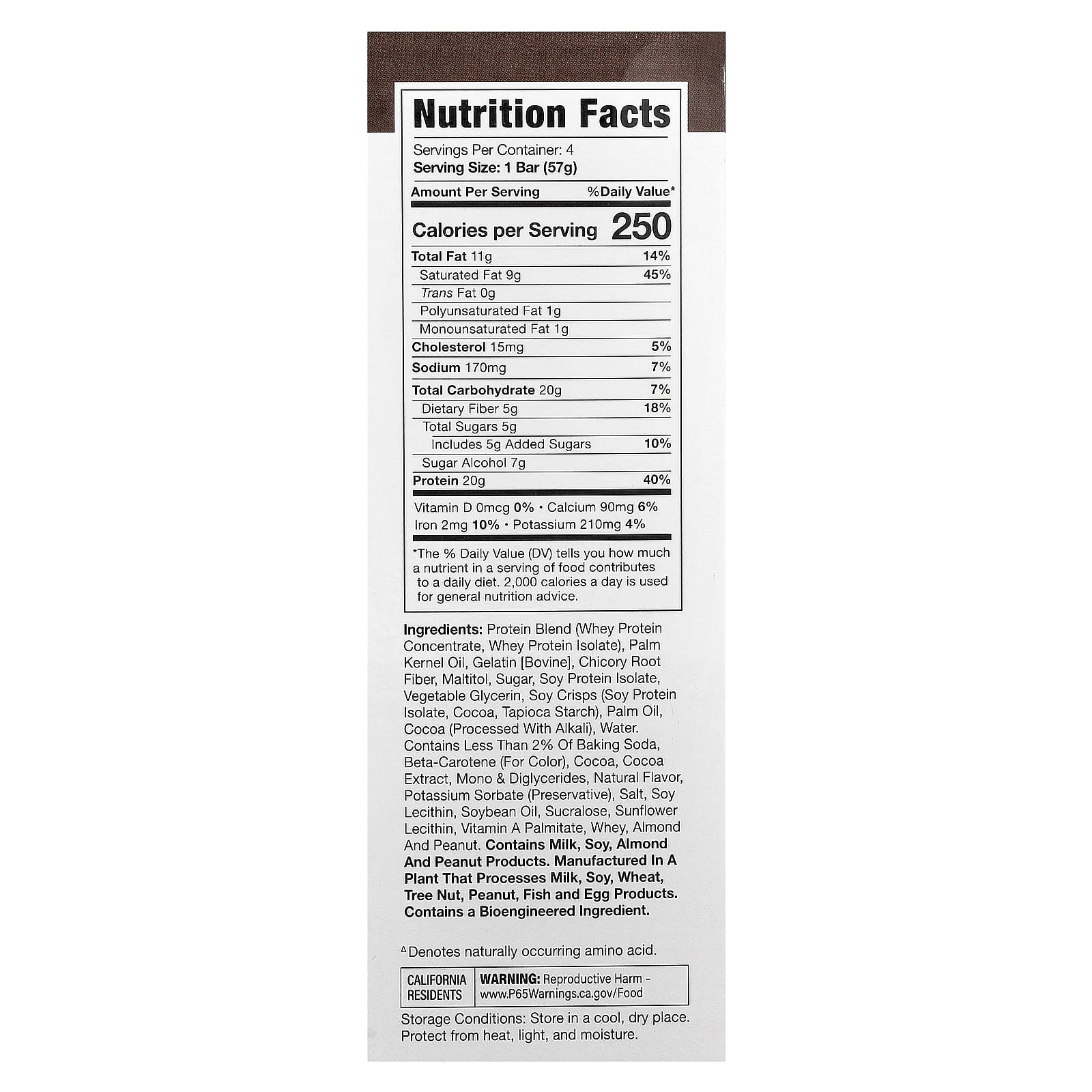 MusclePharm, Протеиновый батончик Combat Ready ™, шоколадный торт, 4 батончика, 57 г (2,01 унции)