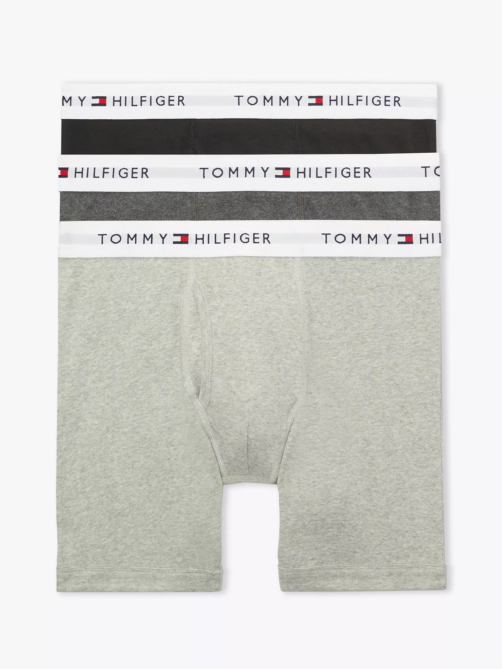Мужское нижнее белье Tommy Hilfiger, Классические хлопковые боксеры-брифы (набор 3 шт.)